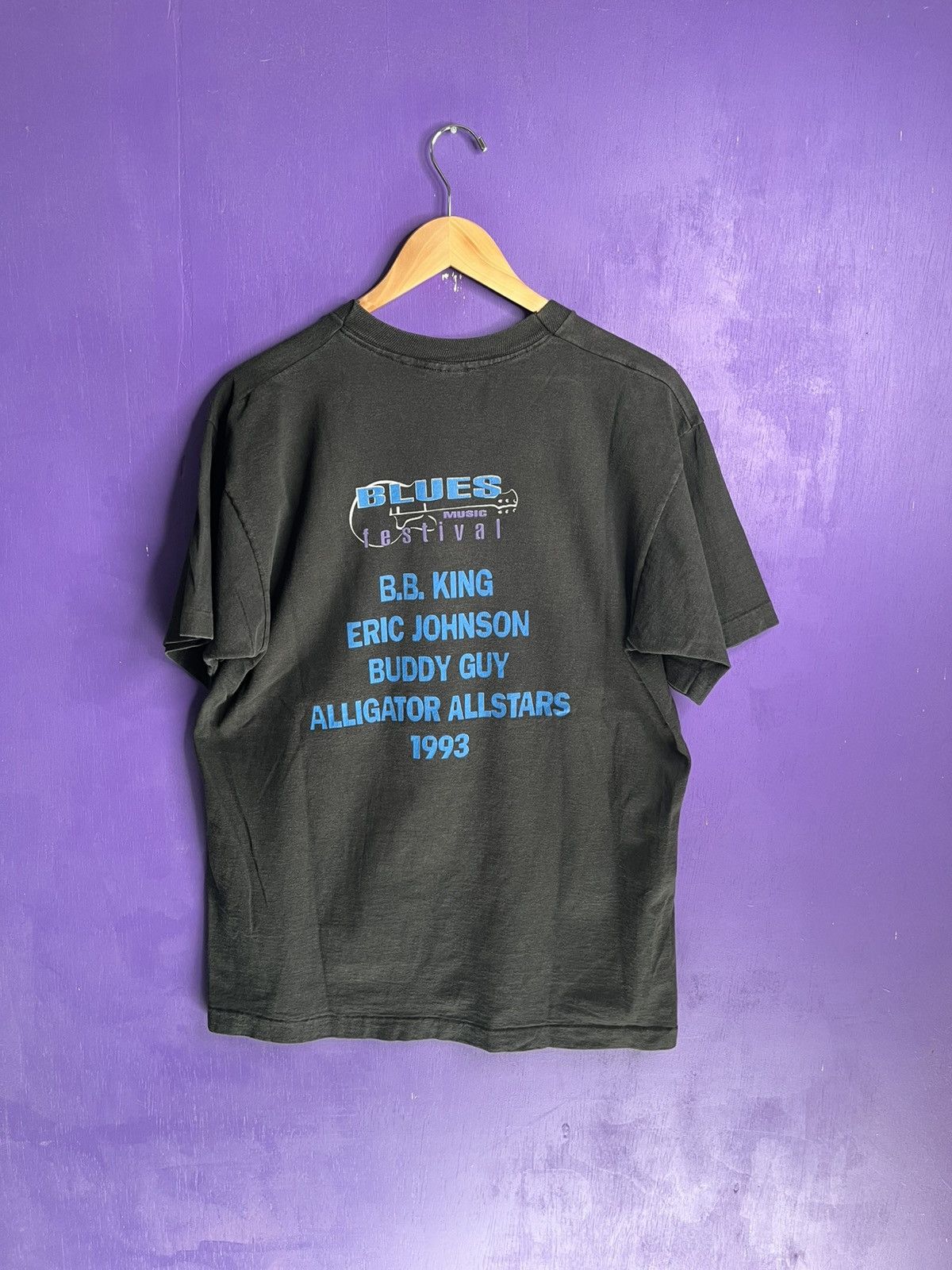 Vintage Vintage 1993 Blues music festival jazz players t-shirt Size US L / EU 52-54 / 3 - 2 Thumbnail