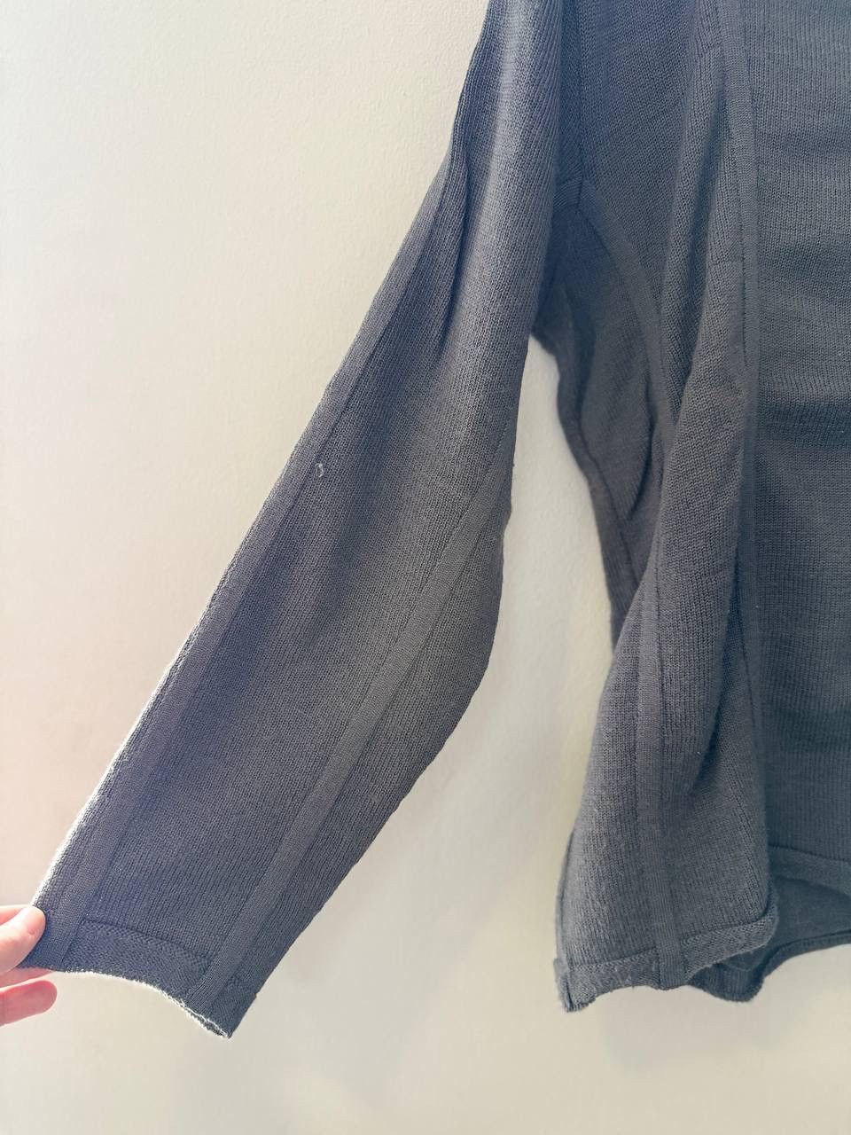 Issey Miyake Vintage Issey Miyake Vintage 90’s Wool Asymmetric Sweater Size L / US 10 / IT 46 - 6 Thumbnail