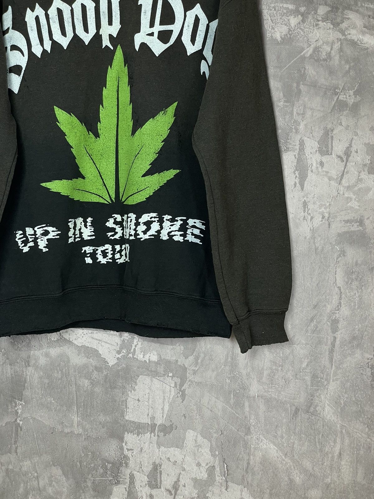 Snoop Dogg × Vintage Snoop Dog Vintage 90S Crazy Distressed Rasta Sweatshirt Size US M / EU 48-50 / 2 - 6 Thumbnail