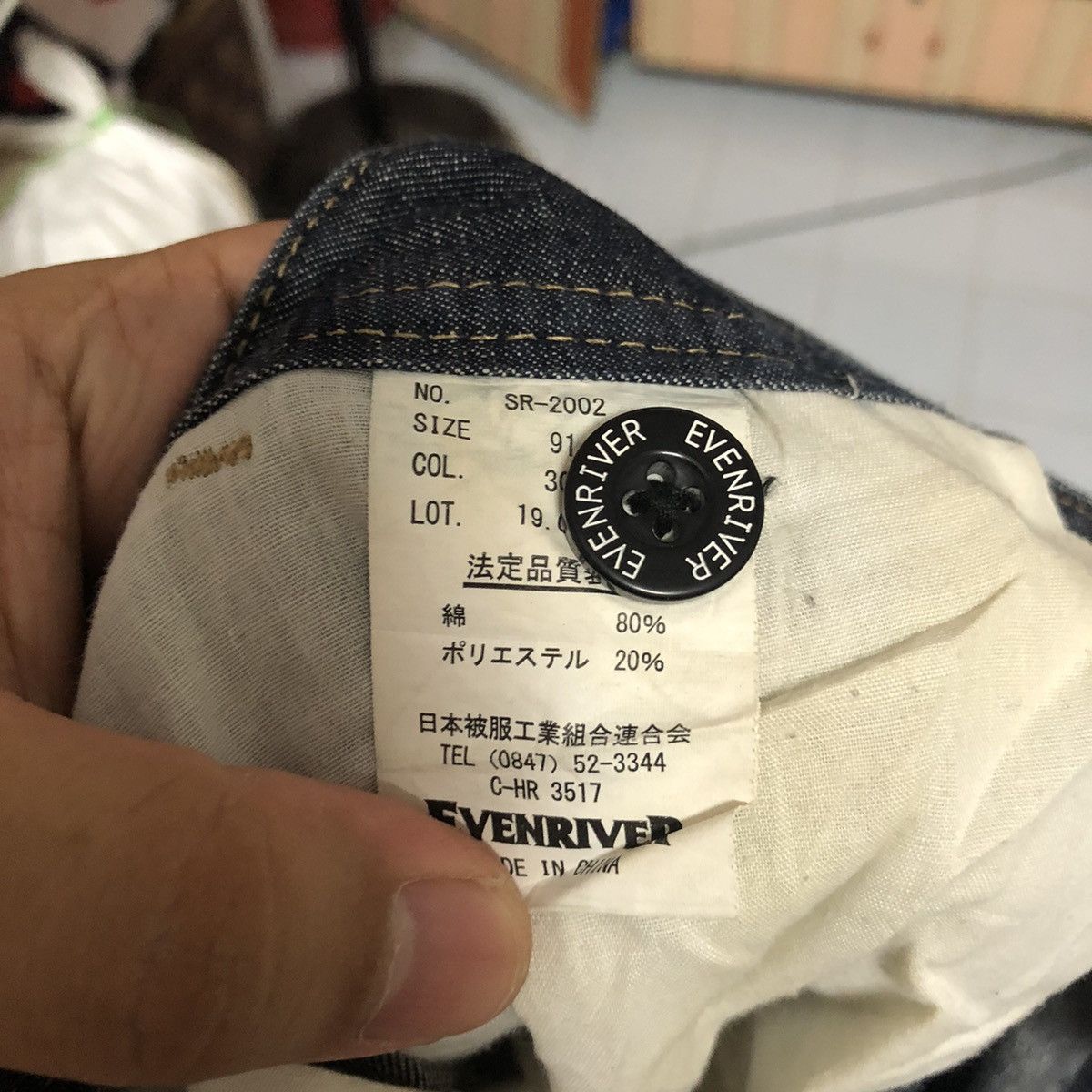 Japanese Brand DL Even River Blue Cargo Multipocket Pants #C618 Size US 34 / EU 50 - 20 Thumbnail