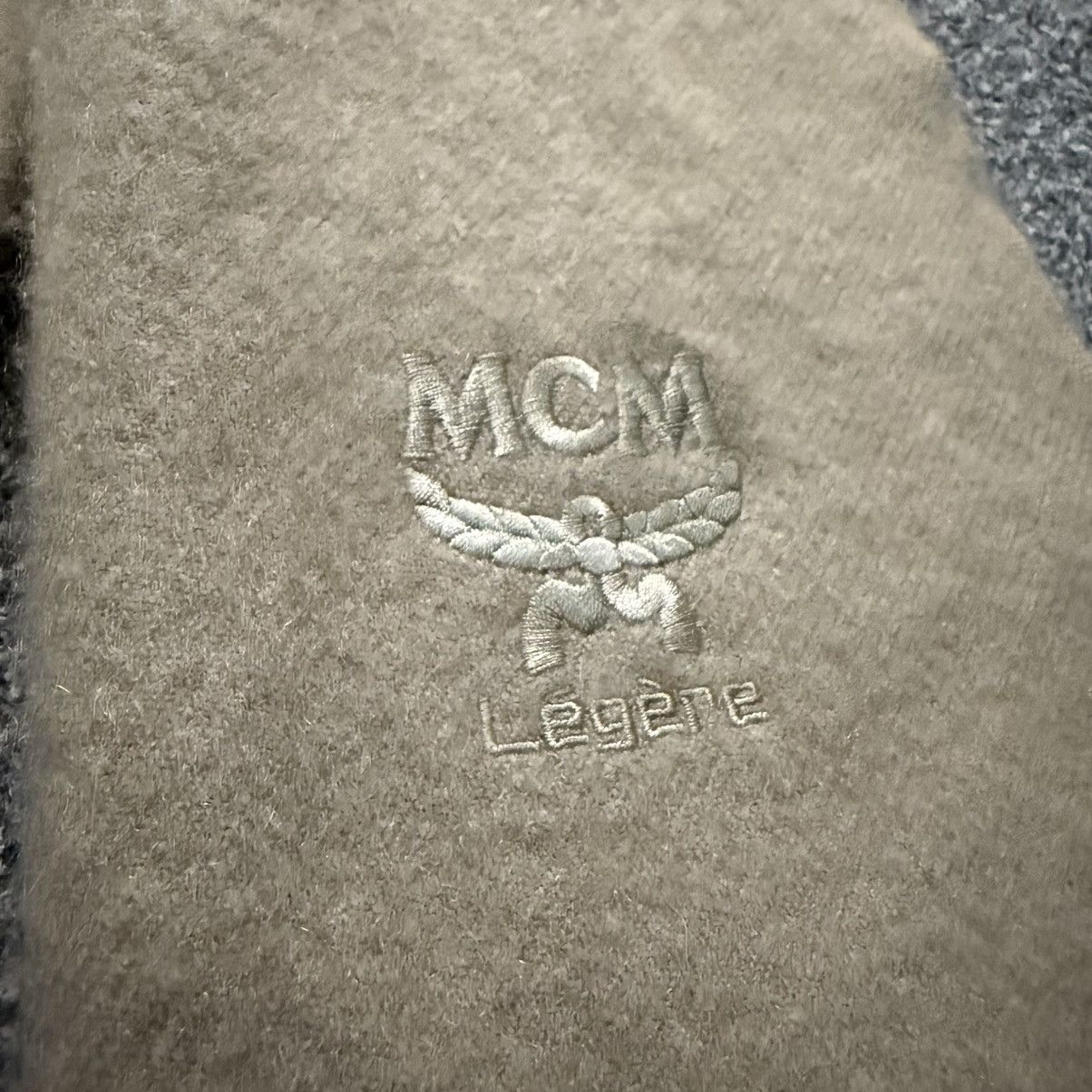 MCM × Vintage MCM Pashmina Wool Crazy Big Scarf Muffler Neckwear Size ONE SIZE - 5 Thumbnail