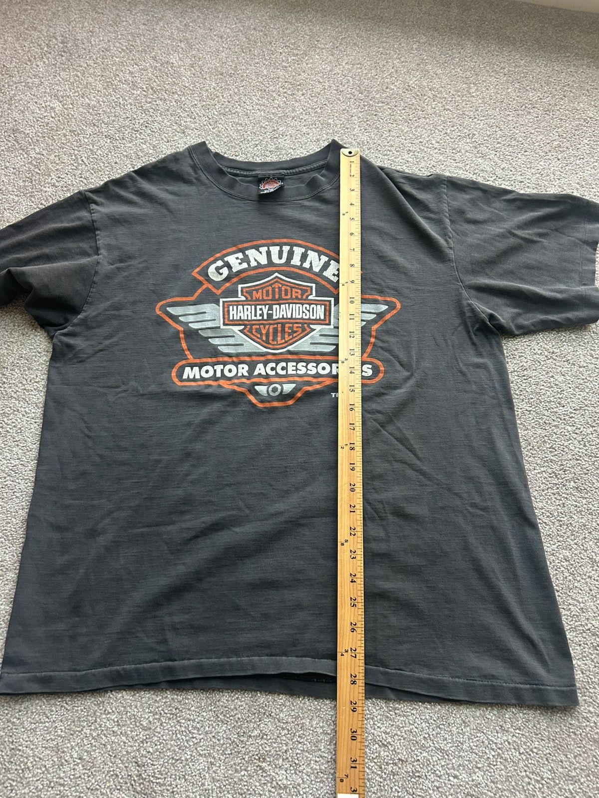 Harley Davidson Faded 1996 harley davidson tee Size US XXL / EU 58 / 5 - 4 Thumbnail