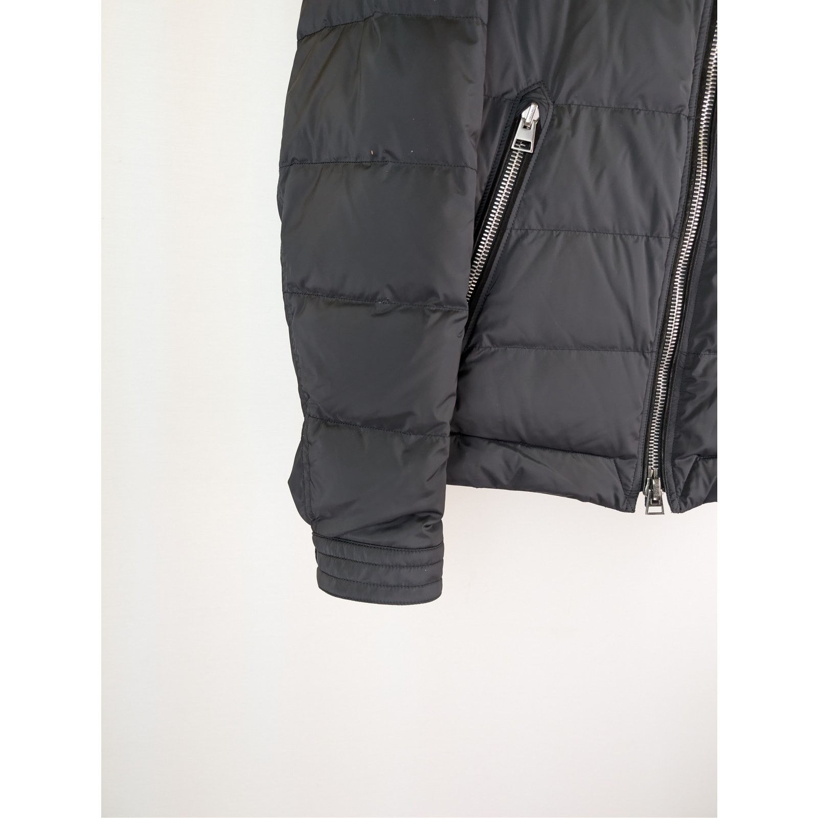 Tom Ford o1rshd1 CC20 Fit Leather-Trimmed Quilted Shell Down Jacket Size US M / EU 48-50 / 2 - 6 Thumbnail