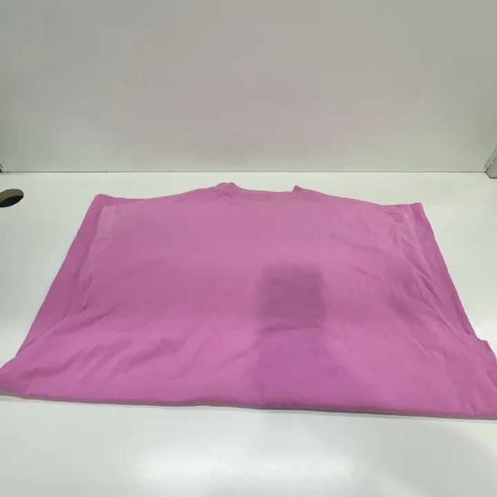 Balenciaga Balenciaga Balenciaga Vintage Logo Distressed TShirt Pink Size US M / EU 48-50 / 2 - 8 Thumbnail