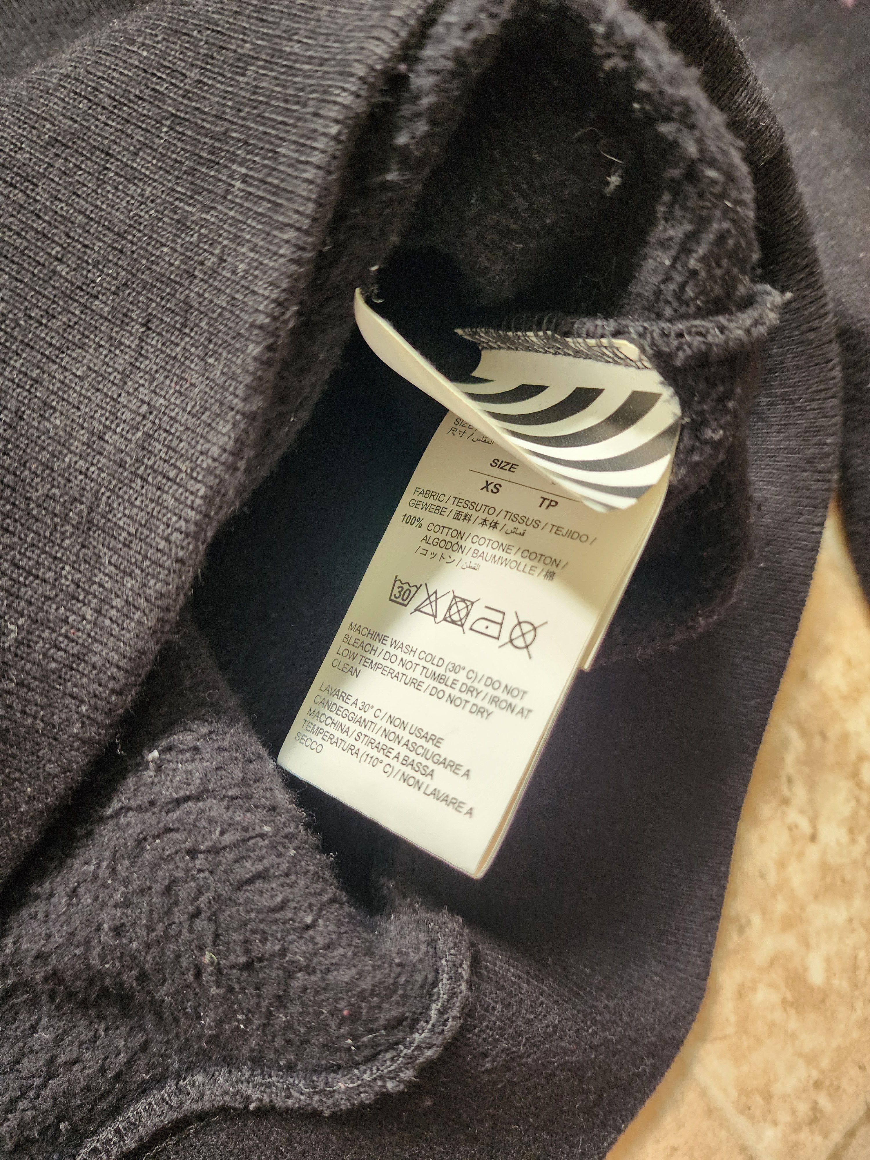 Off-White OFF-WHITE GRADIENT DIAG SWEATSHIRT SIZE XS Size US XS / EU 42 / 0 - 7 Thumbnail