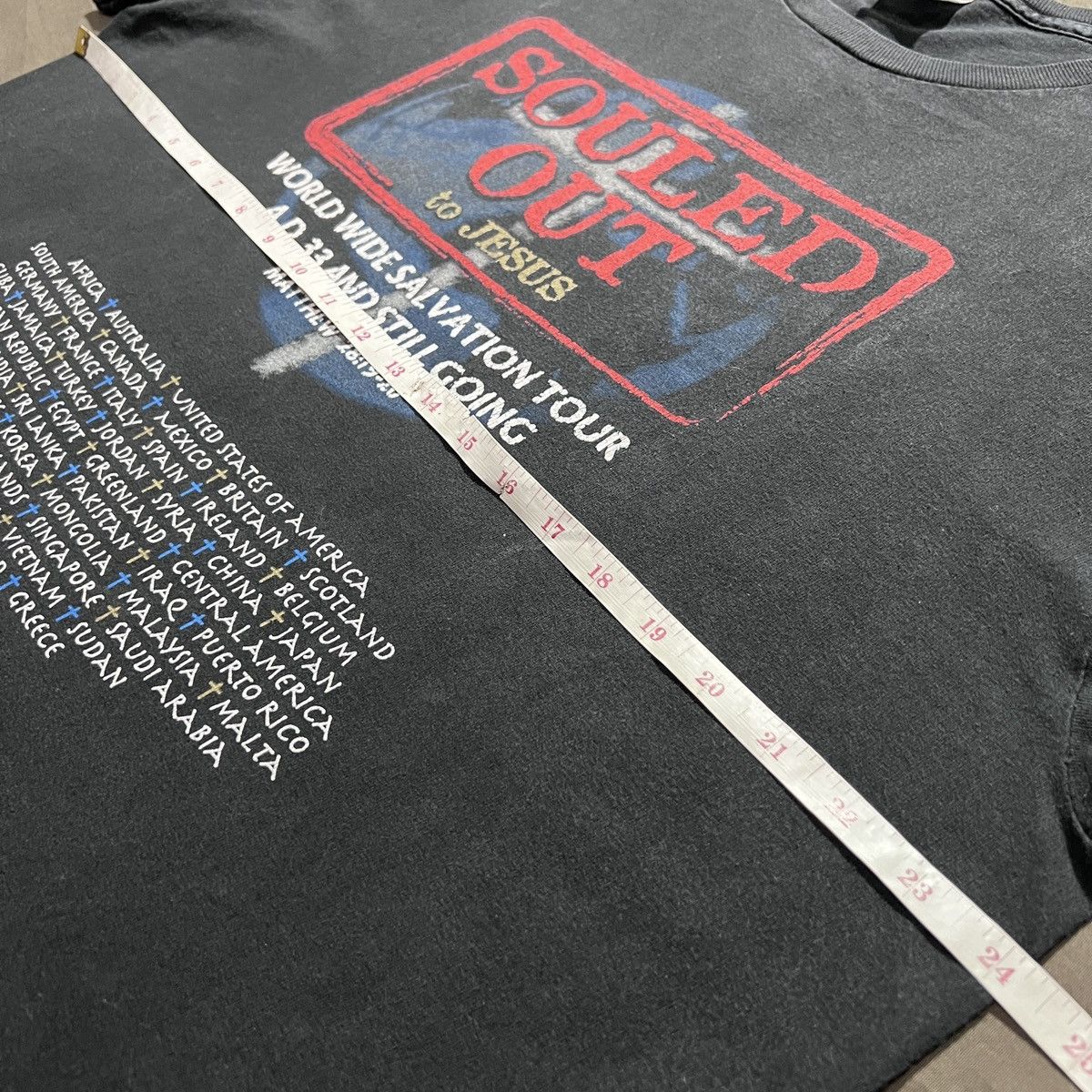Vintage Vintage Y2K Souled Out to Jesus God Bible Holy Tour XL Faded Size US XL / EU 56 / 4 - 8 Thumbnail