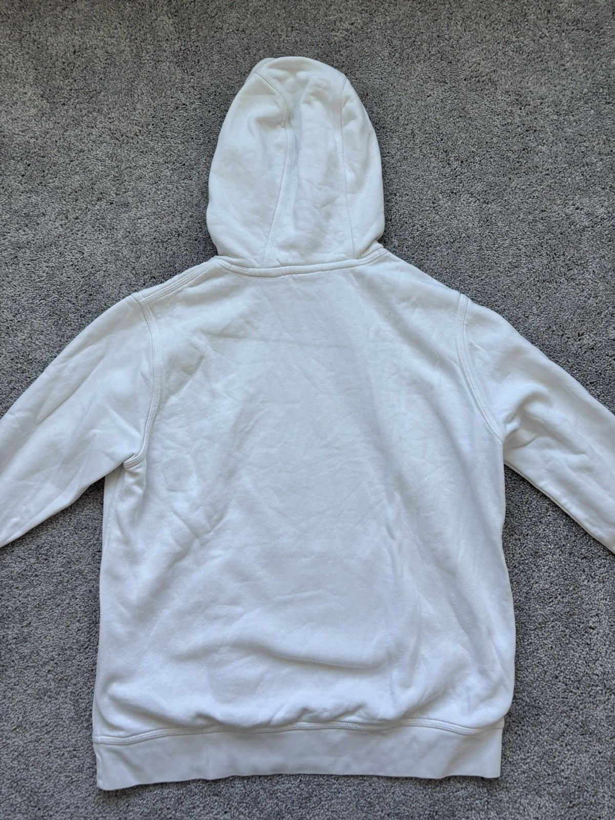 Nike Nike white hoodie Size L / US 10 / IT 46 - 2 Thumbnail