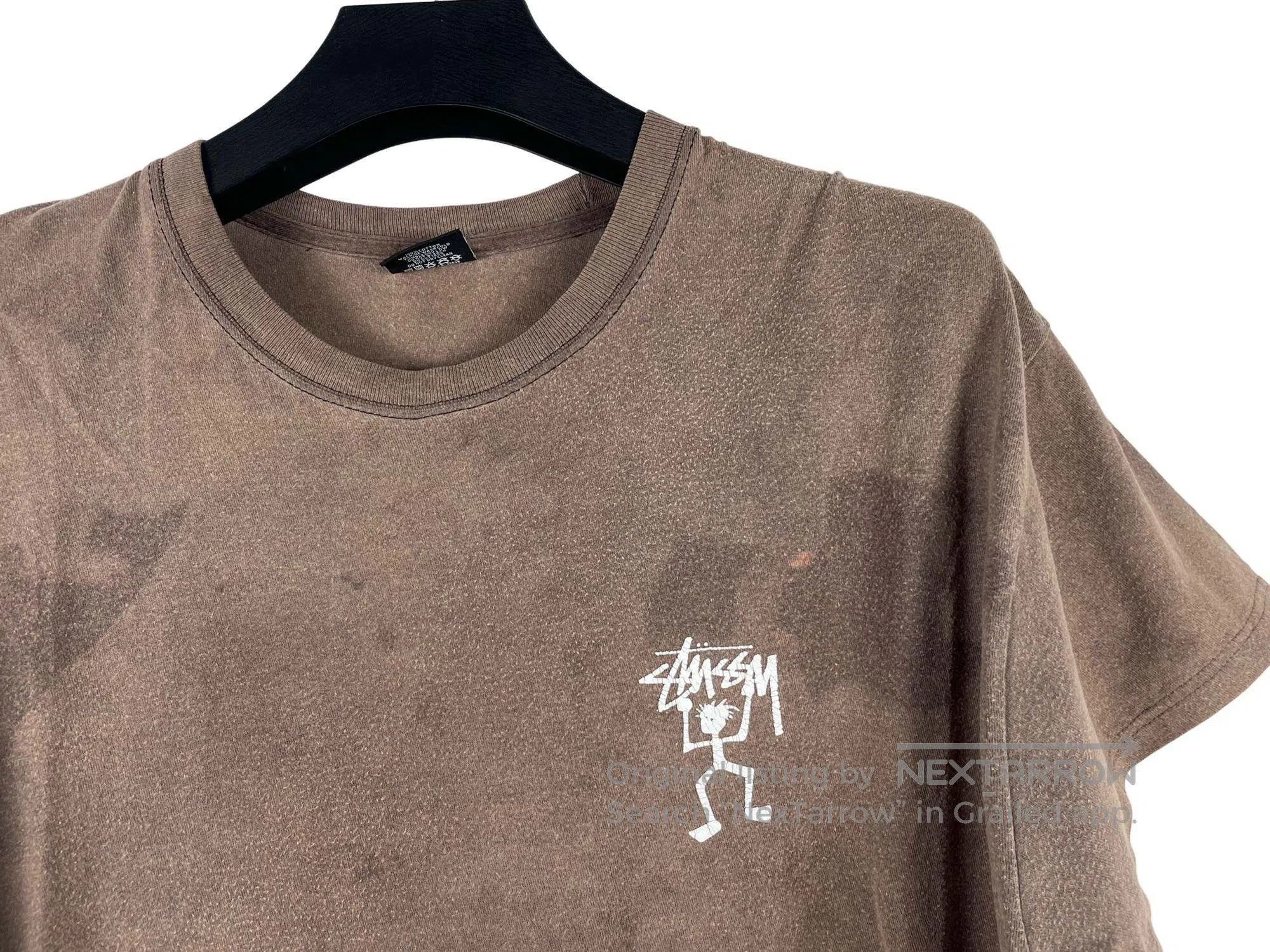 Vintage vintage Matchstick Man Printed Retro Short Sleeve Size US XL / EU 56 / 4 - 3 Thumbnail