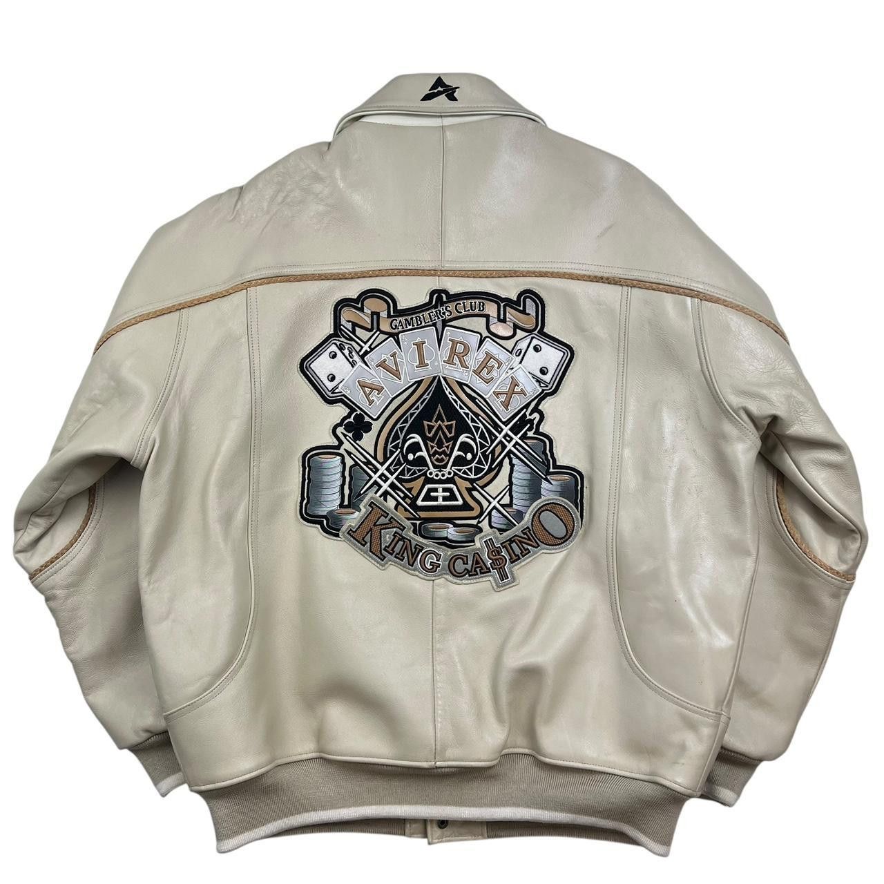 Avirex × Vintage Vintage 90s AVIREX Varsity Sioux Falls Leather