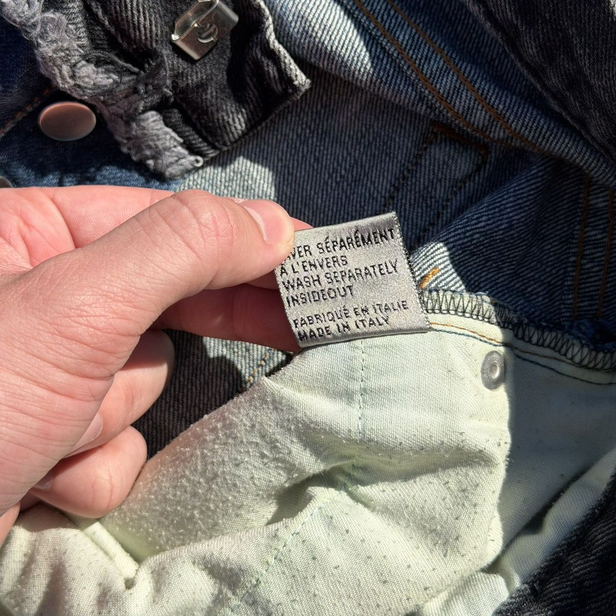 Dior AW06 Dior Homme Cummerbund Denim Size US 34 / EU 50 - 5 Thumbnail