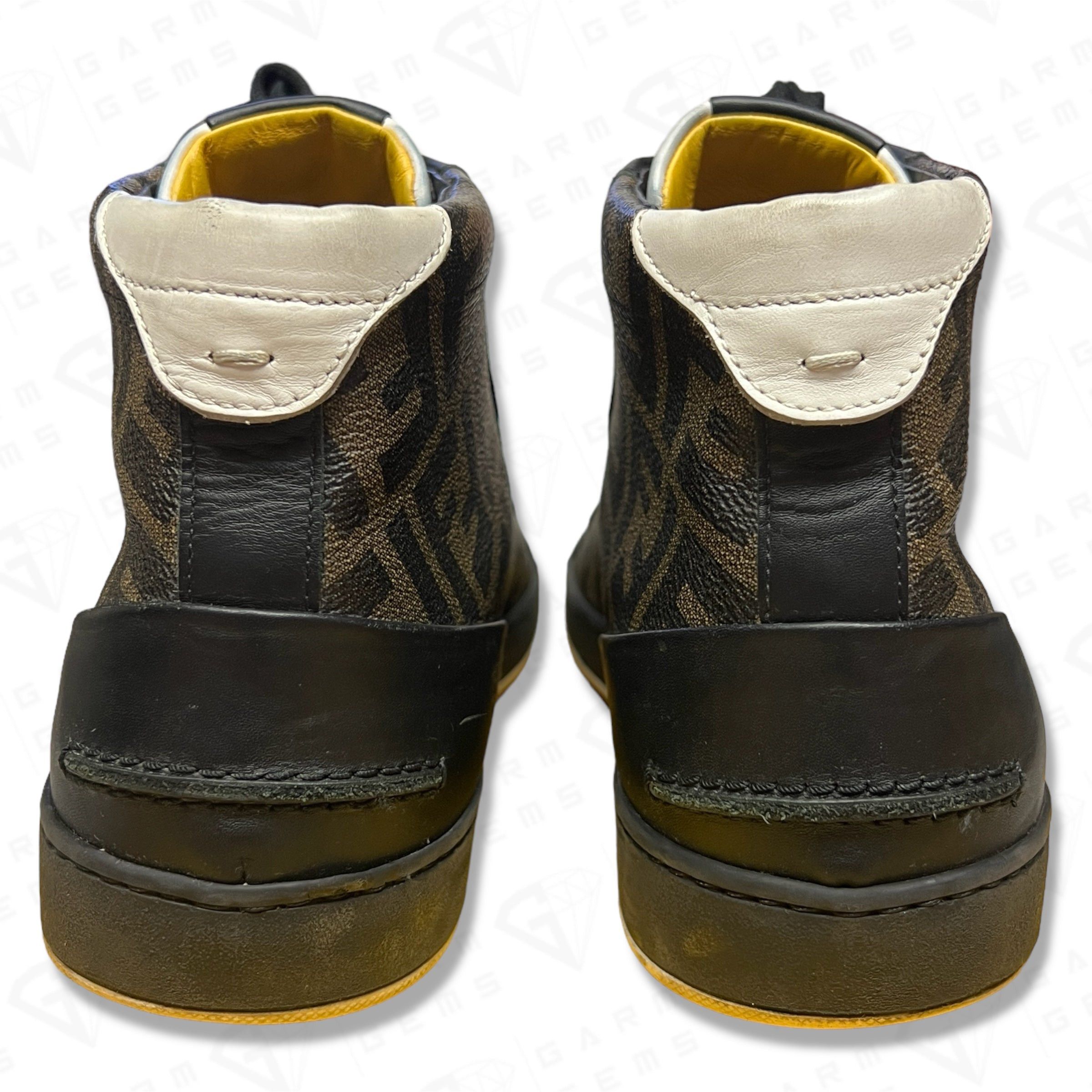 Fendi Fendi FF Monogram High Top Trainers Size US 11 / EU 44 - 7 Thumbnail
