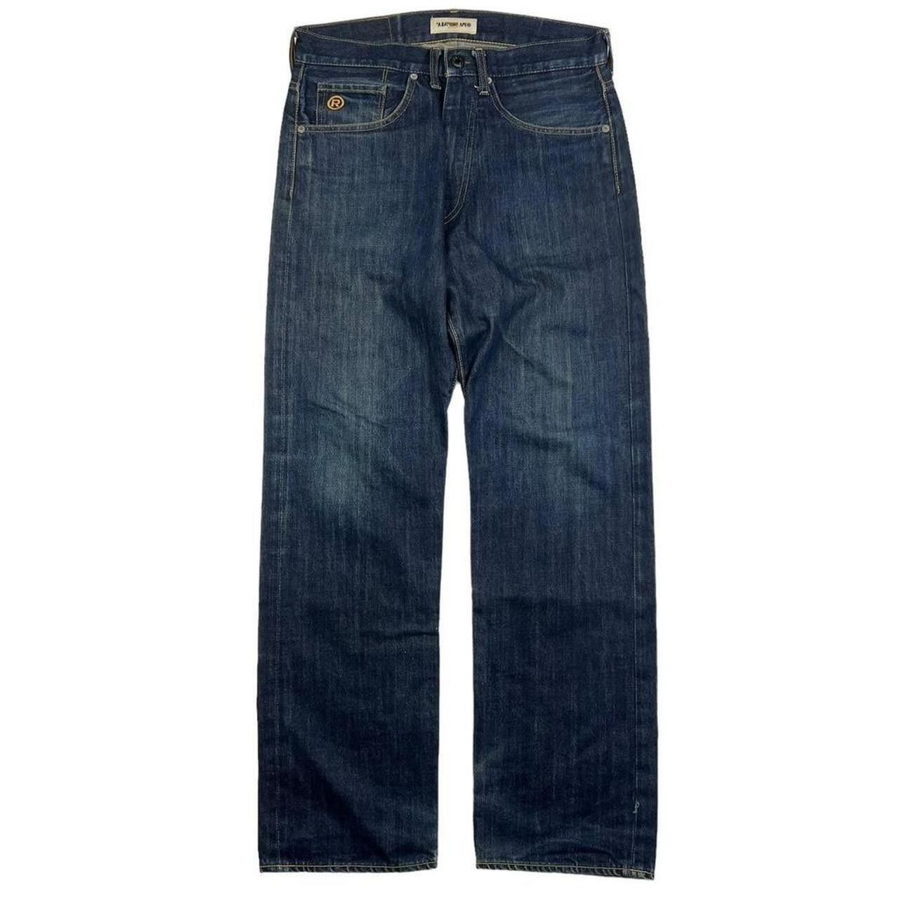 Bape Vintage Bape Embroidered Star Denim Jeans - Waist: 31” Size US 31 - 2 Thumbnail