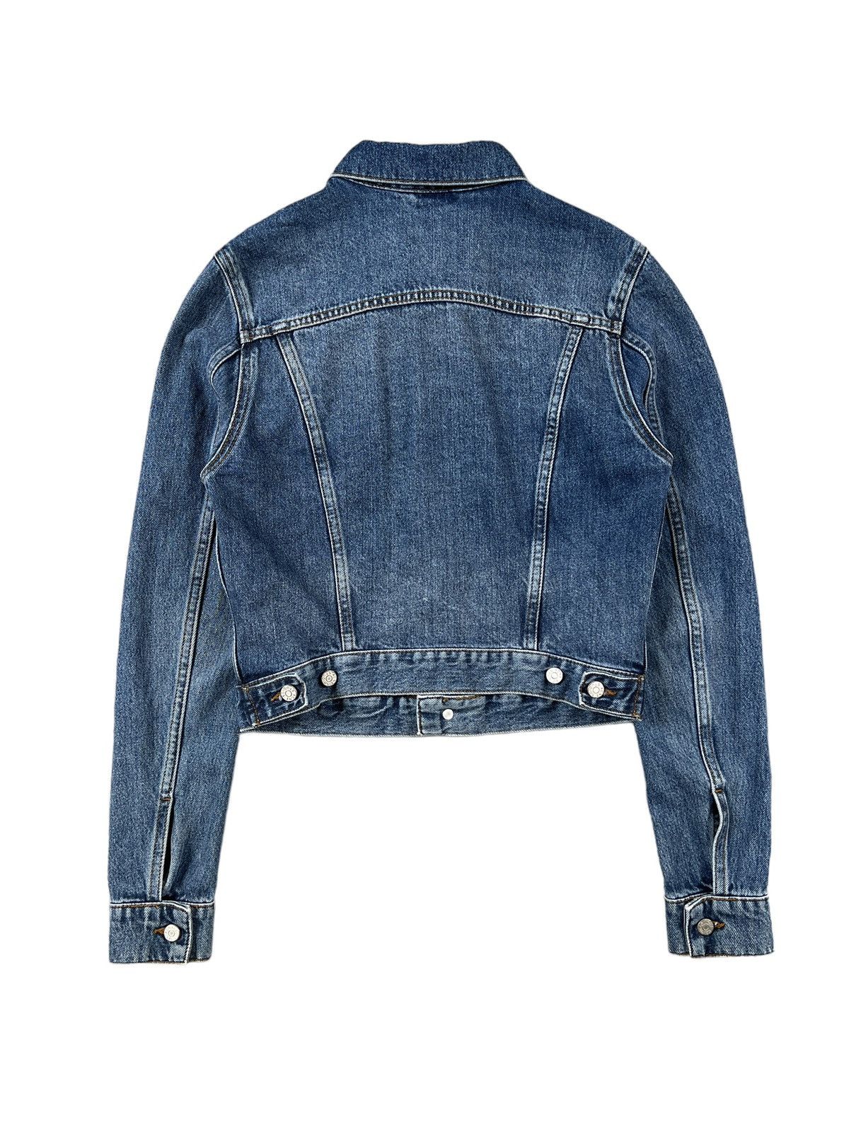 Acne Studios Acne Studios SS14 Cropped Denim Jacket Size XS / US 0-2 / IT 36-38 - 3 Thumbnail