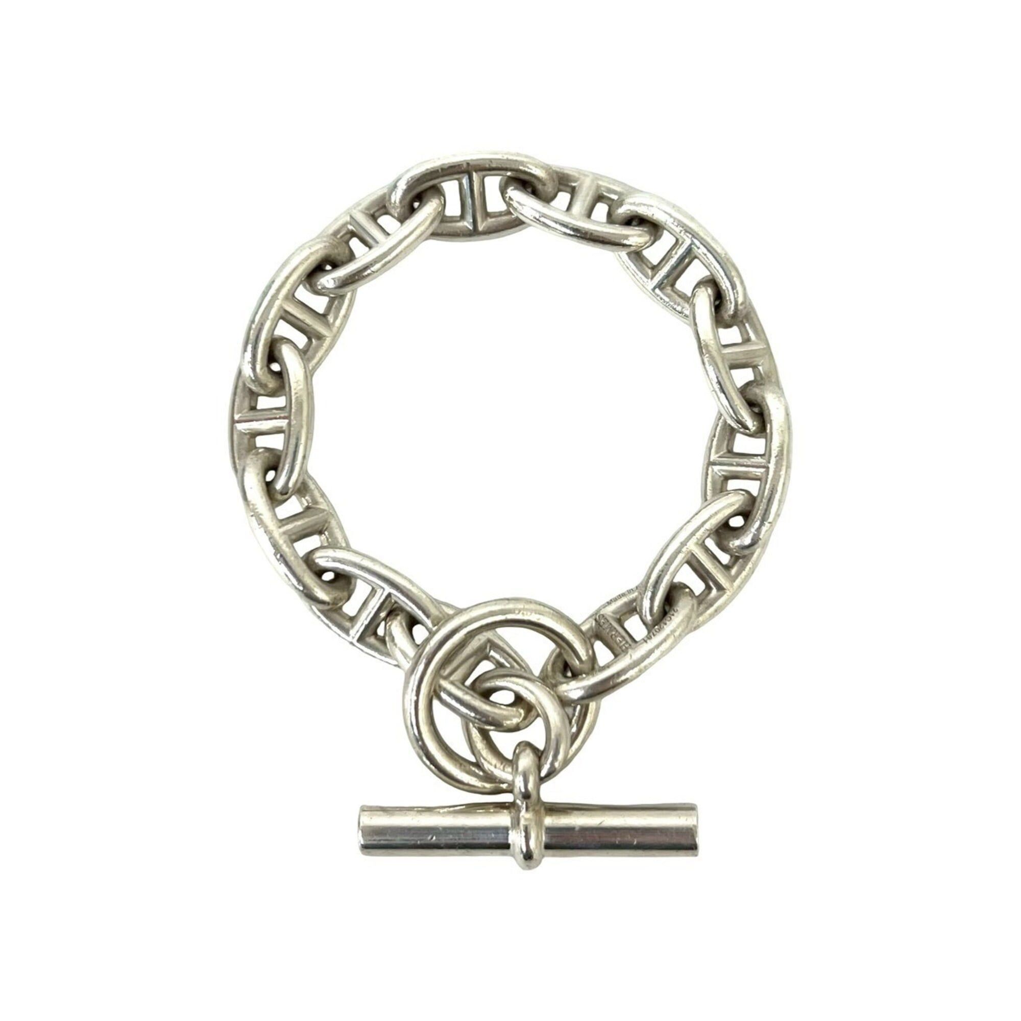Hermes HERMES Chaine d'Ancre GM 13-link Sterling Silver 925 Chain Bracelet Accessory 473-2 Size ONE SIZE - 1 Thumbnail