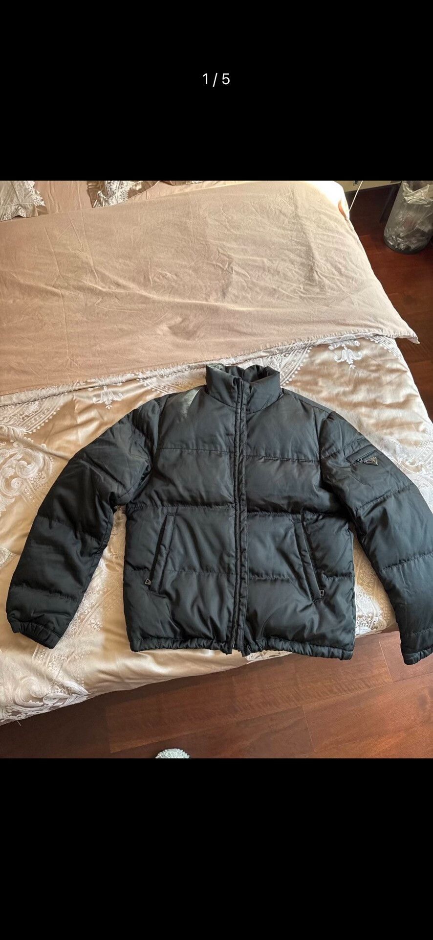 Prada Prada Down Coat in Size 50 Size US M / EU 48-50 / 2 - 1 Thumbnail