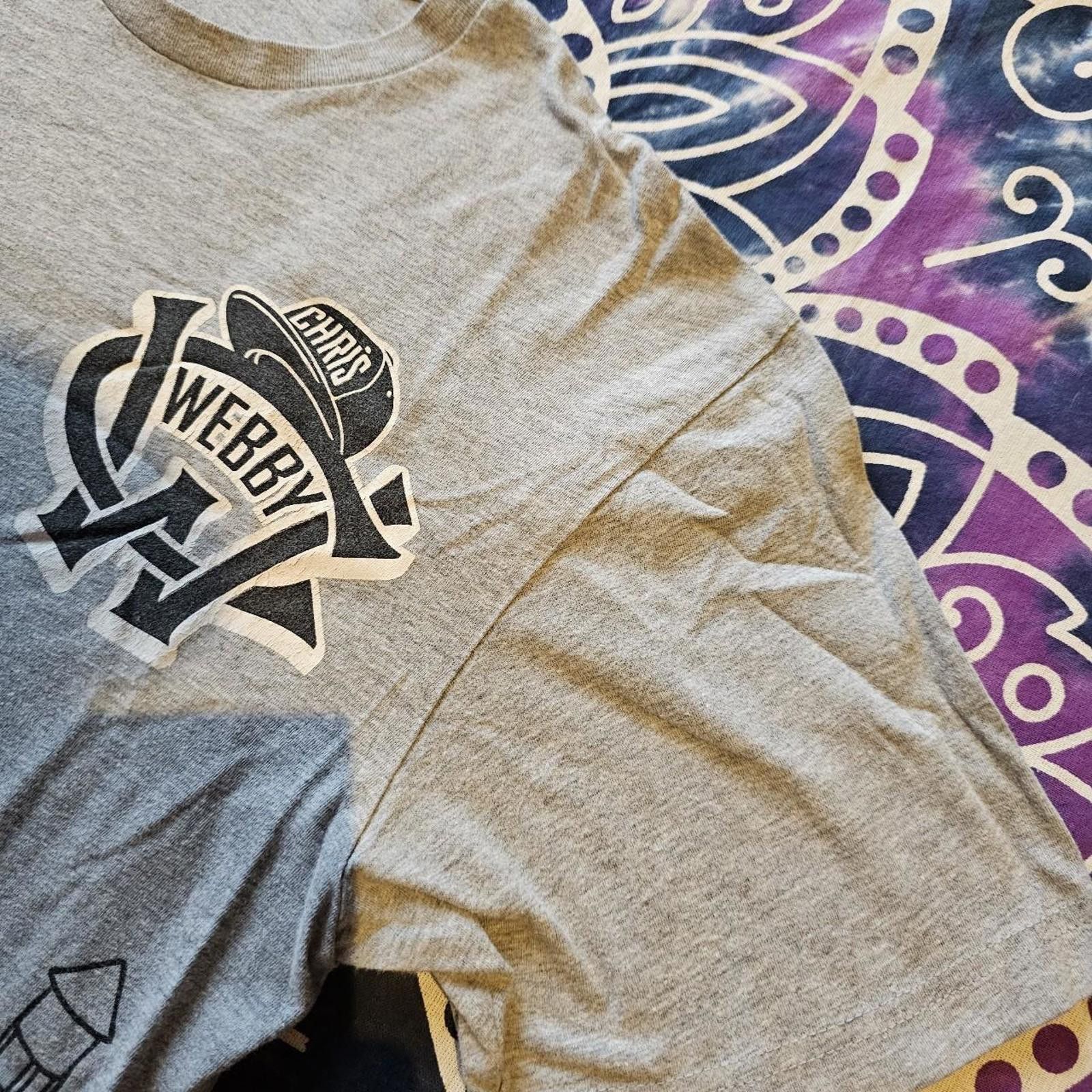 Designer Men's Black and Grey Chris Webby T-shirt Size US S / EU 44-46 / 1 - 4 Thumbnail