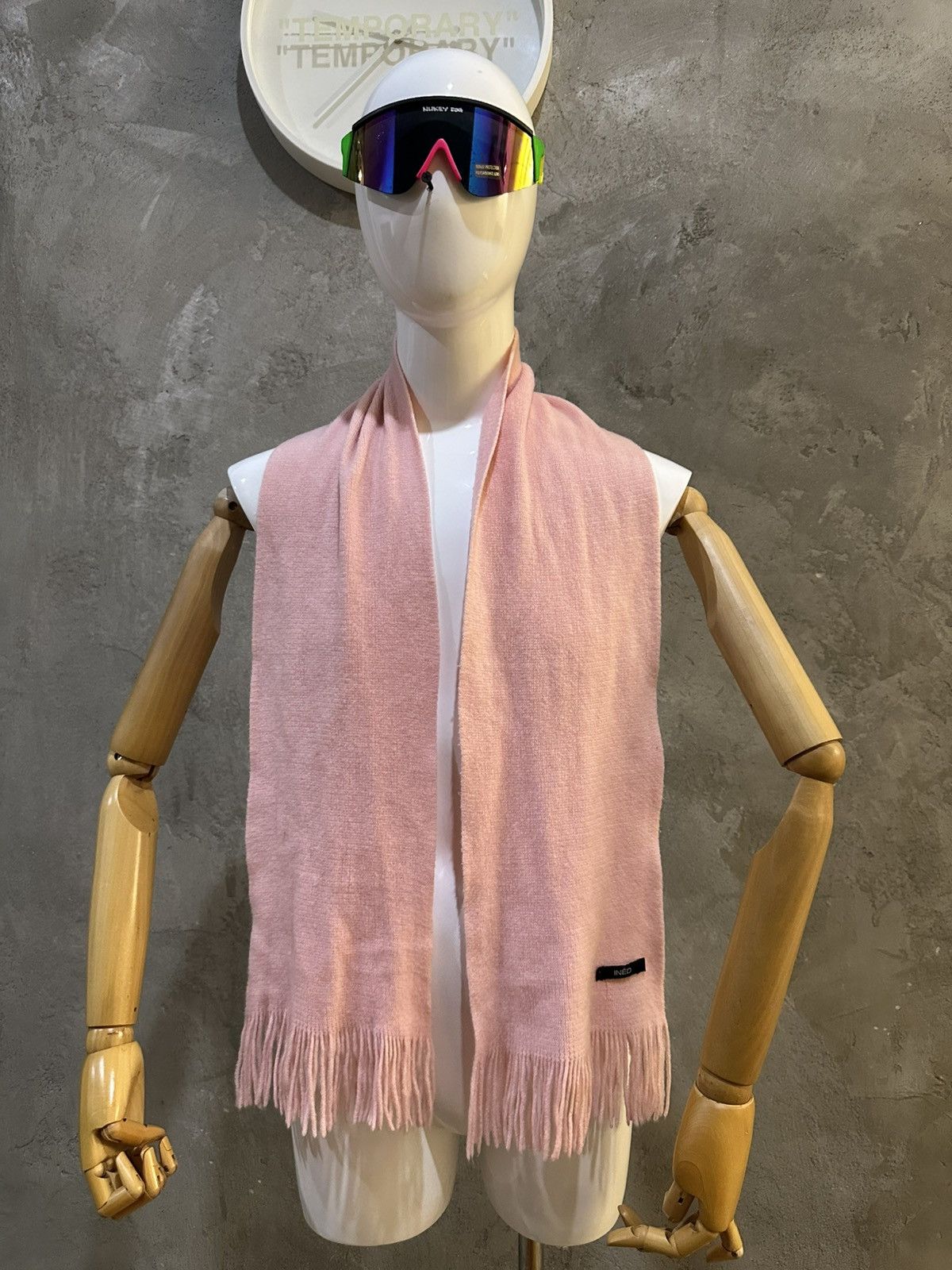 Yohji Yamamoto Ined By Yohji Yamamoto Wool Scarves Muffler Neckwear Size ONE SIZE - 4 Thumbnail