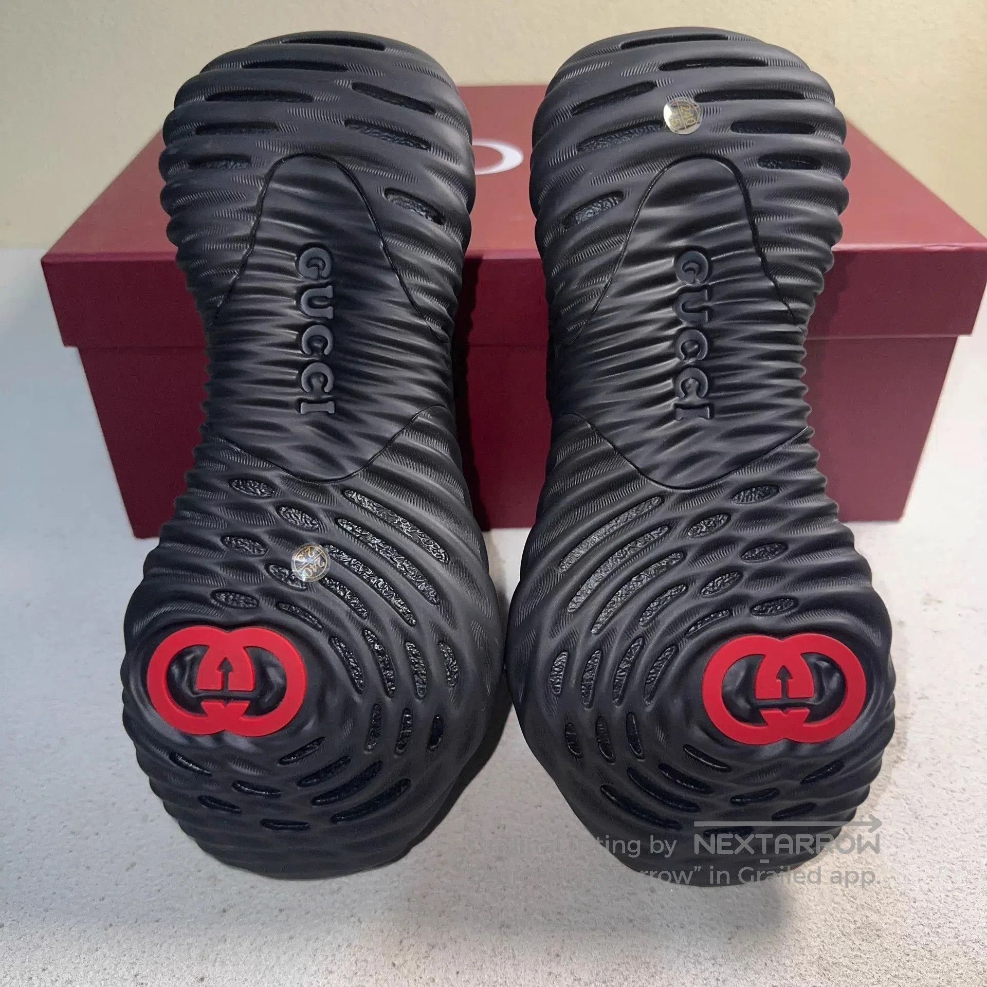 Gucci Black Low-Top Sneakers with Logo Detail. Size US 6.5 / EU 39-40 - 4 Thumbnail