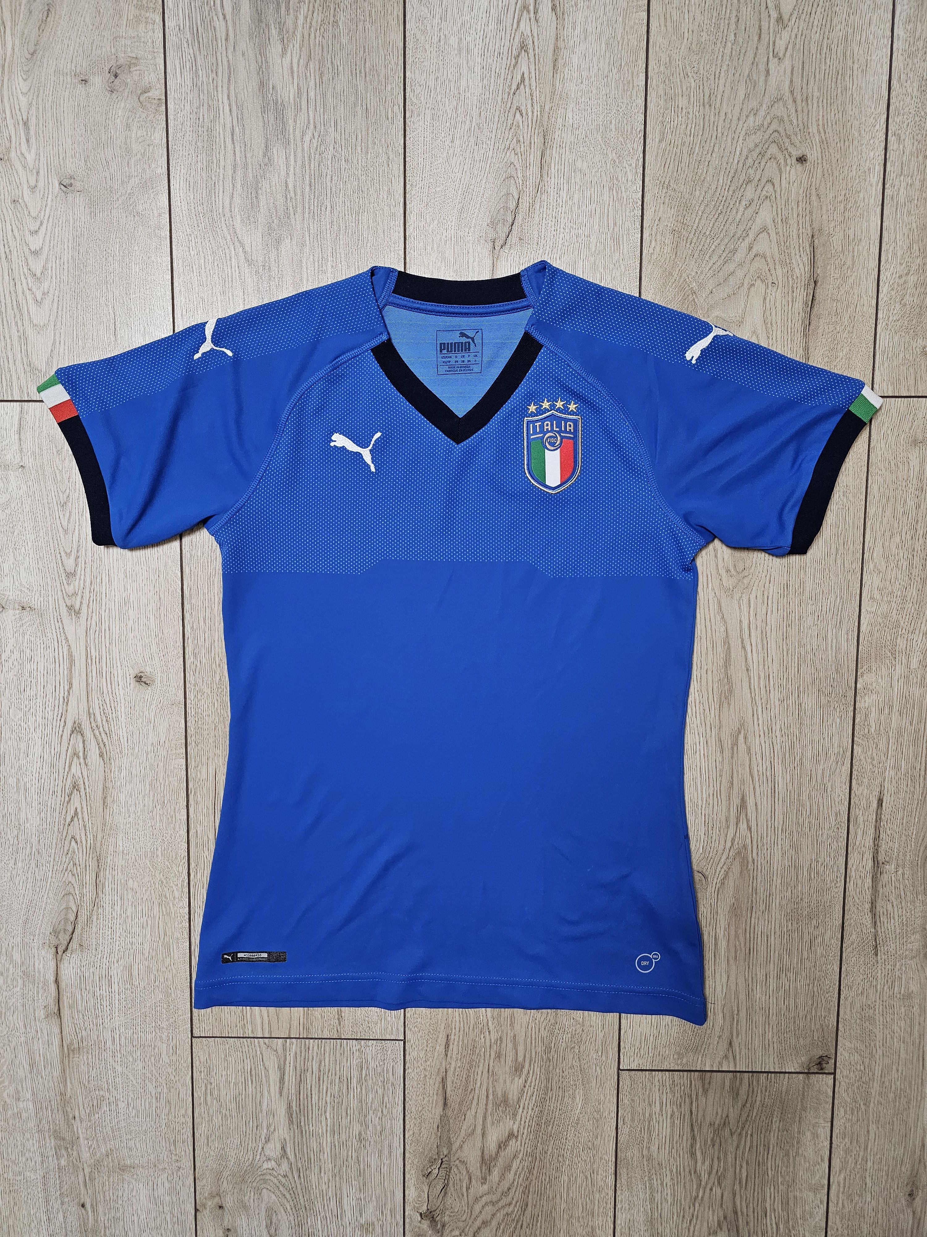 Puma ITALY 2018 2019 HOME WOMEN FOOTBALL SHIRT SOCCER JERSEY Size XS / US 0-2 / IT 36-38 - 1 Thumbnail