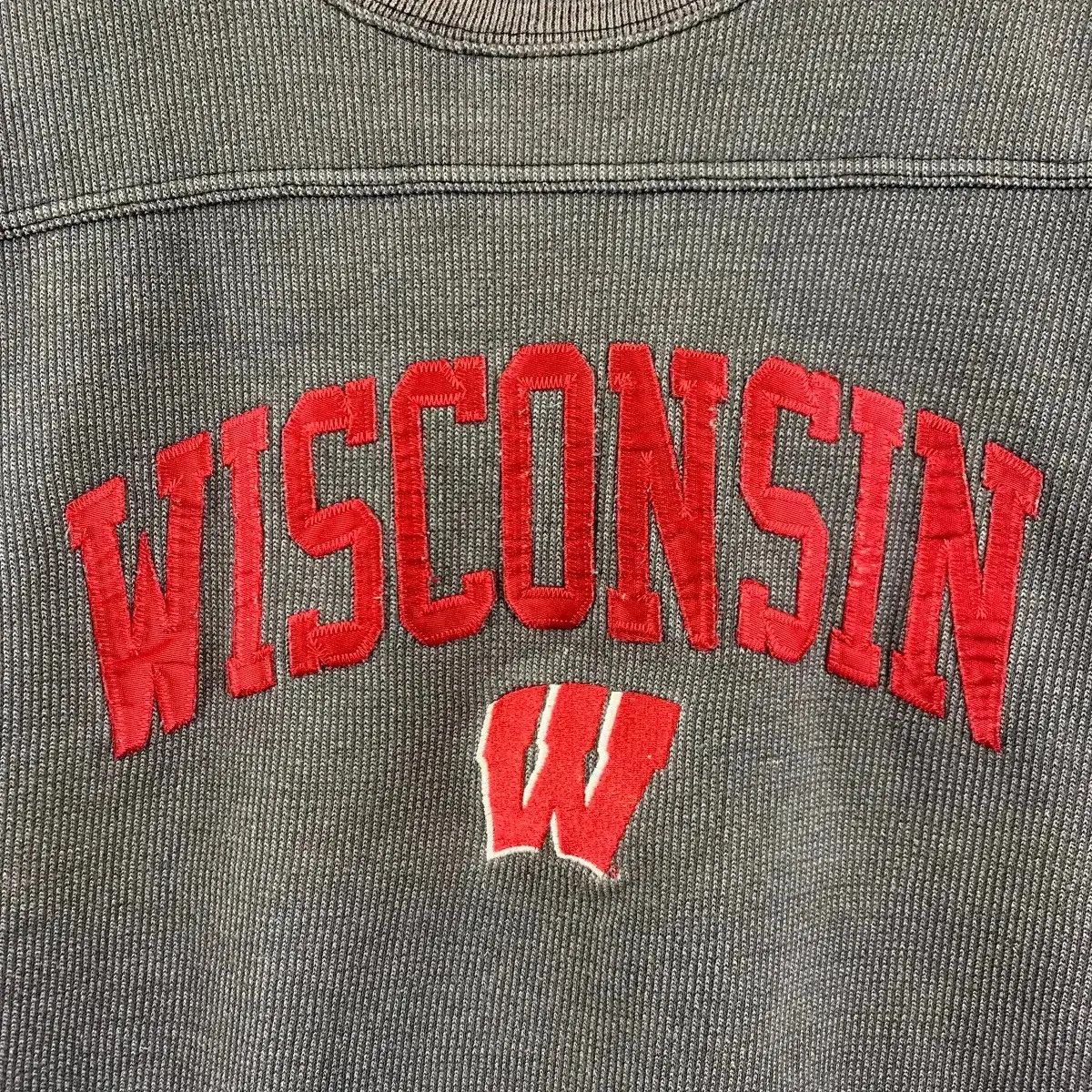 Vintage Vintage WISCONSIN BADGERS UNIVERSITY Athletic Sweatshirt Size L / US 10 / IT 46 - 6 Thumbnail