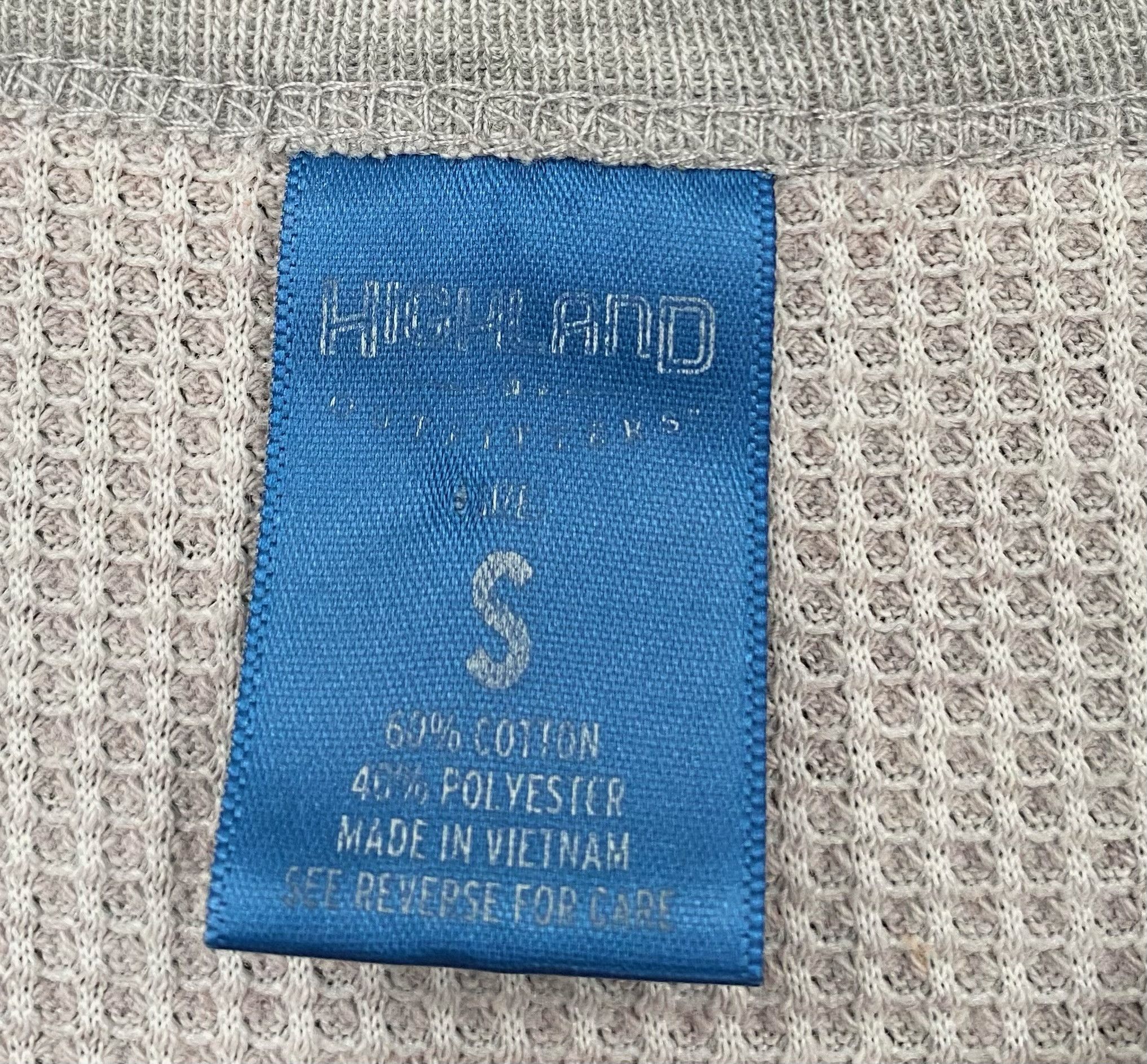 Highland Y2K Highland Cotton Blend Long Sleeve Thermal Shirt XXS Size XXS / US 00 / IT 34 - 5 Thumbnail