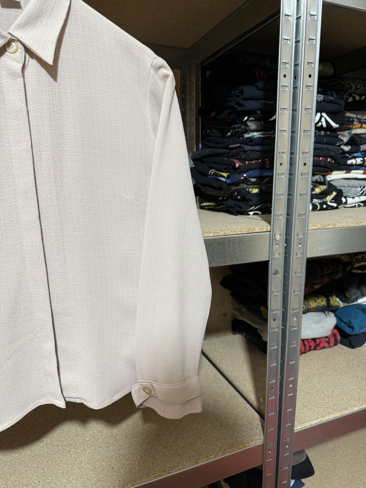 Celine × Designer Rare Luxury Vintage Button Blouses Celine Street Fashion Size L / US 10 / IT 46 - 4 Thumbnail