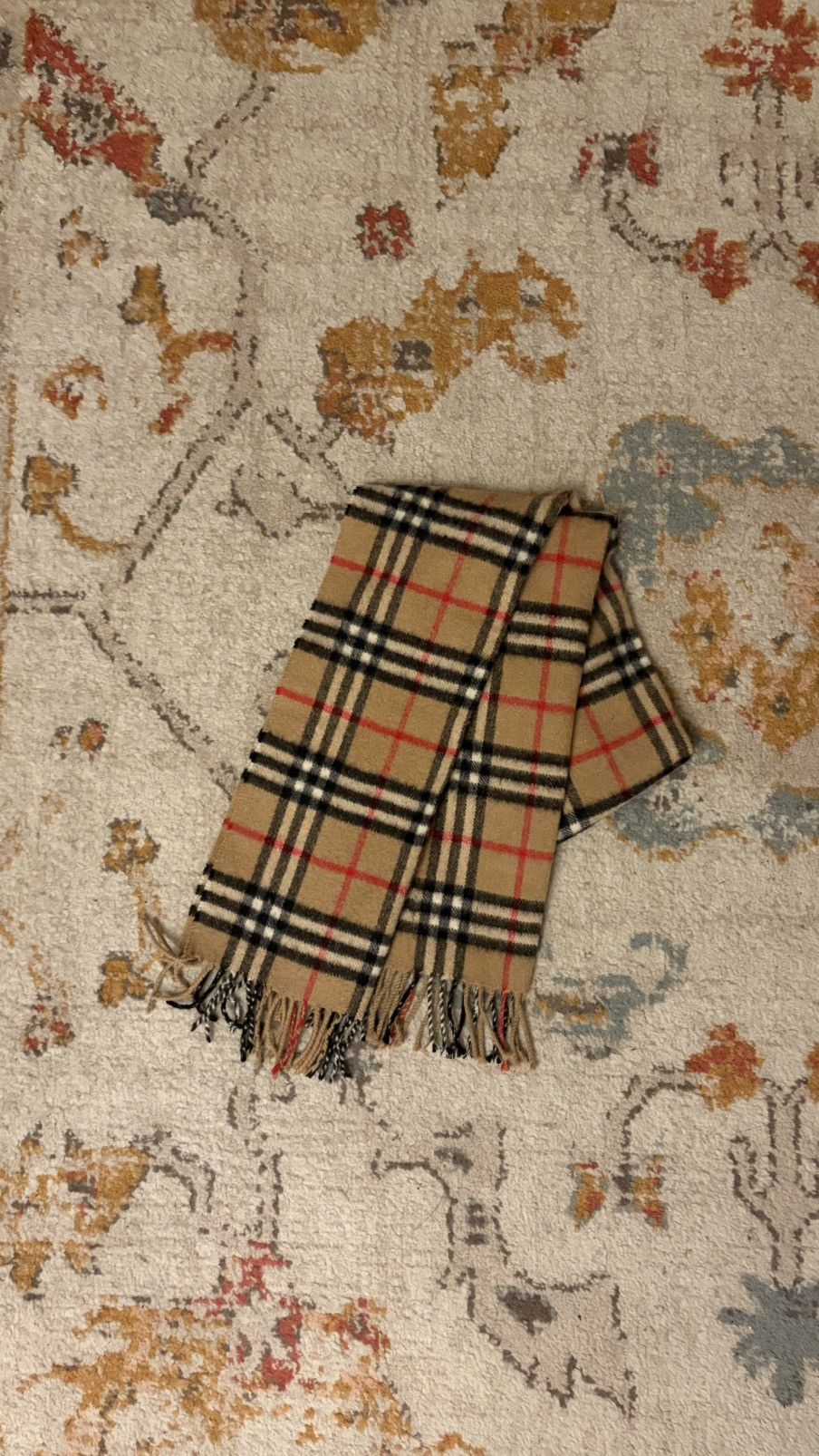 Burberry Burberry Pure Cashmere Scarf / Muffler / Neckwear Size ONE SIZE - 3 Thumbnail