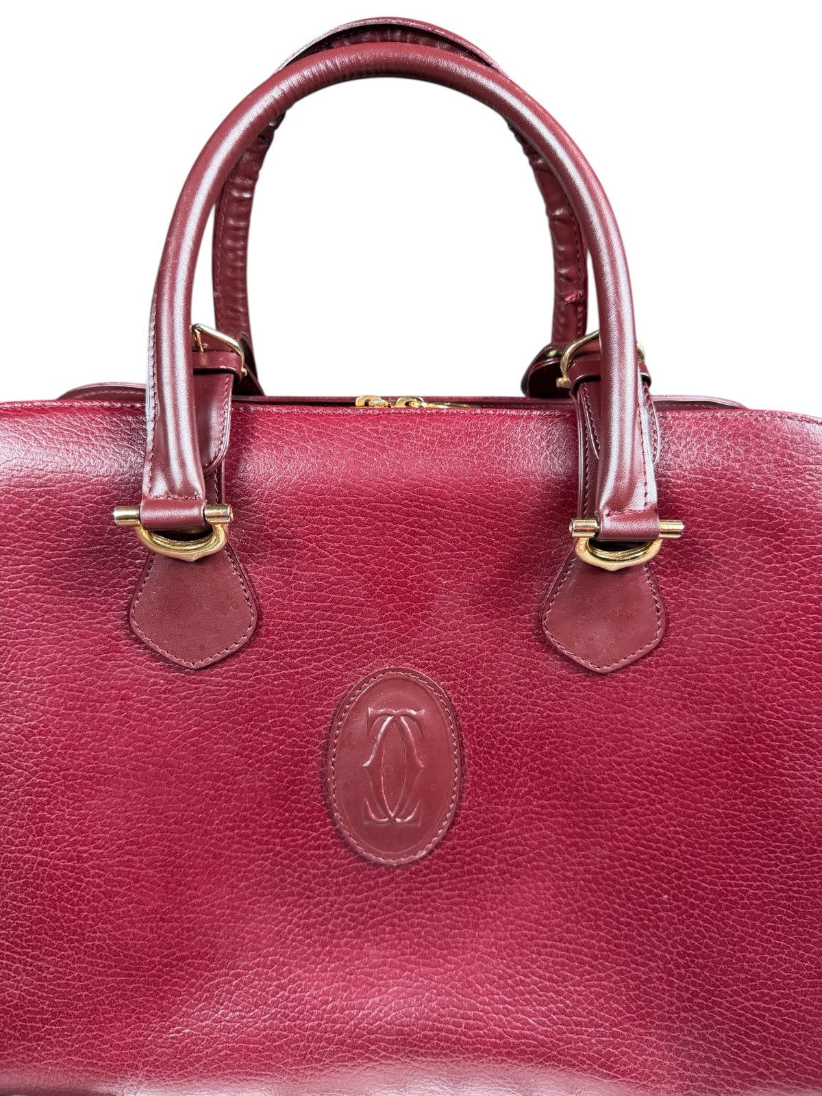 Cartier Cartier Logo Leather hand bag Size ONE SIZE - 7 Thumbnail