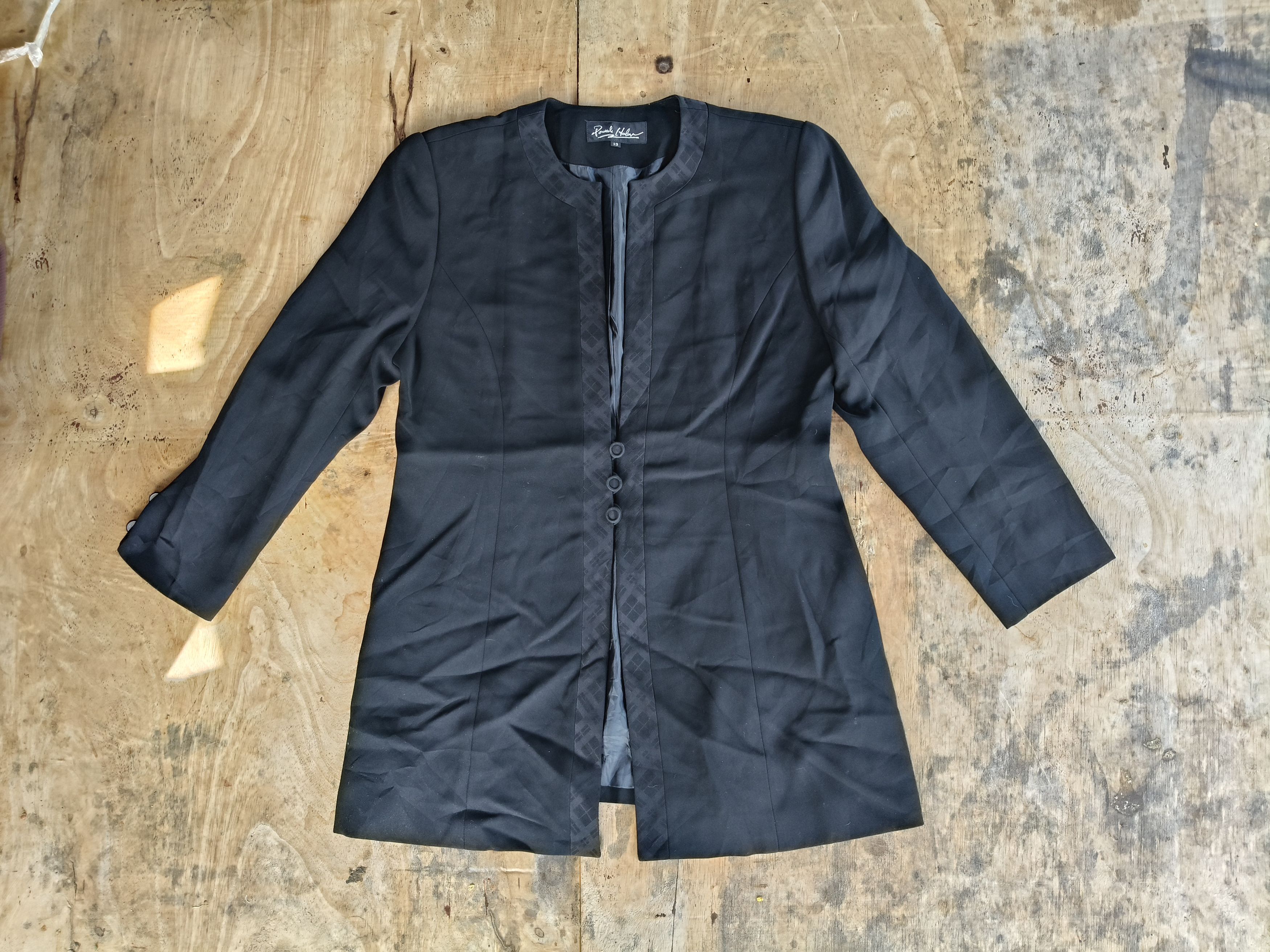 Japanese Brand Powel Holan Long Coat Button Size M / US 6-8 / IT 42-44 - 3 Thumbnail