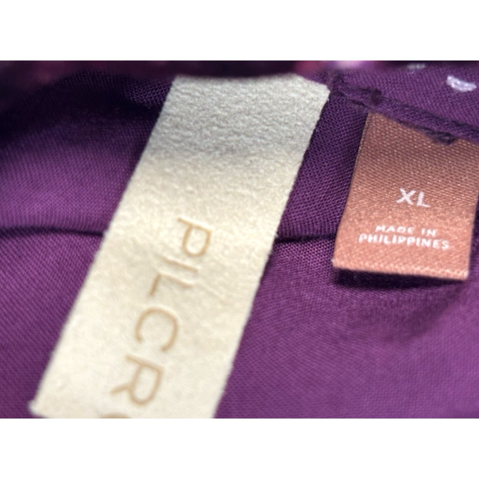 Anthropologie Pilcro Anthropologie Shrunken Velvet Buttondown Top Pink Purple Women’s XL Bohemian Gothic Size XL / US 12-14 / IT 48-50 - 6 Thumbnail