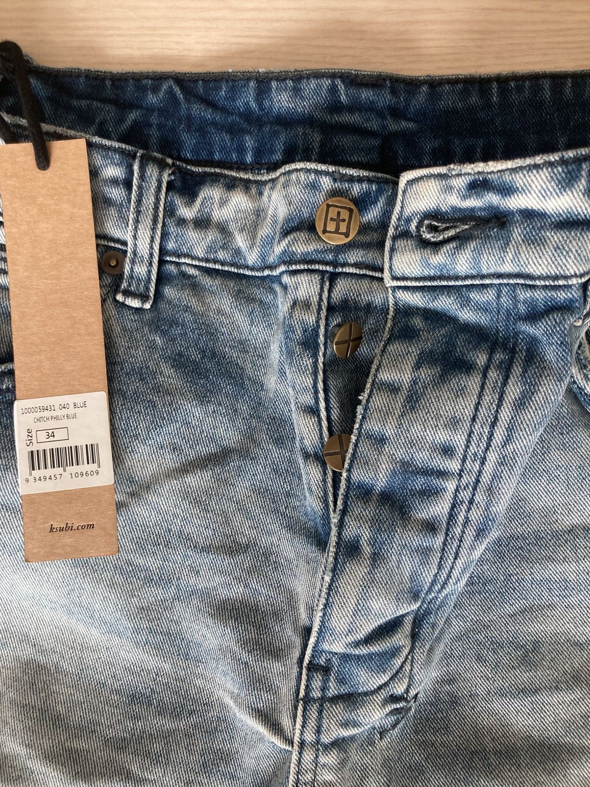 Ksubi ksubi chitch philly blue jeans Size US 34 / EU 50 - 3 Thumbnail