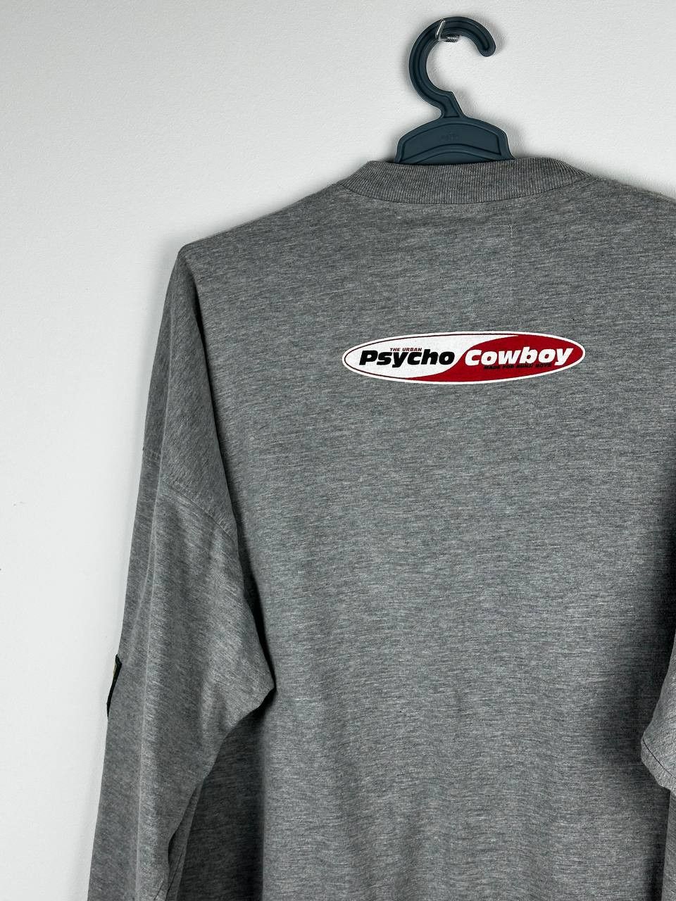 Drop Dead × Rap Tees × Vintage Vintage 90s Psycho Cowboy Rap Hip Hop LS T Shirt Size US XL / EU 56 / 4 - 8 Thumbnail