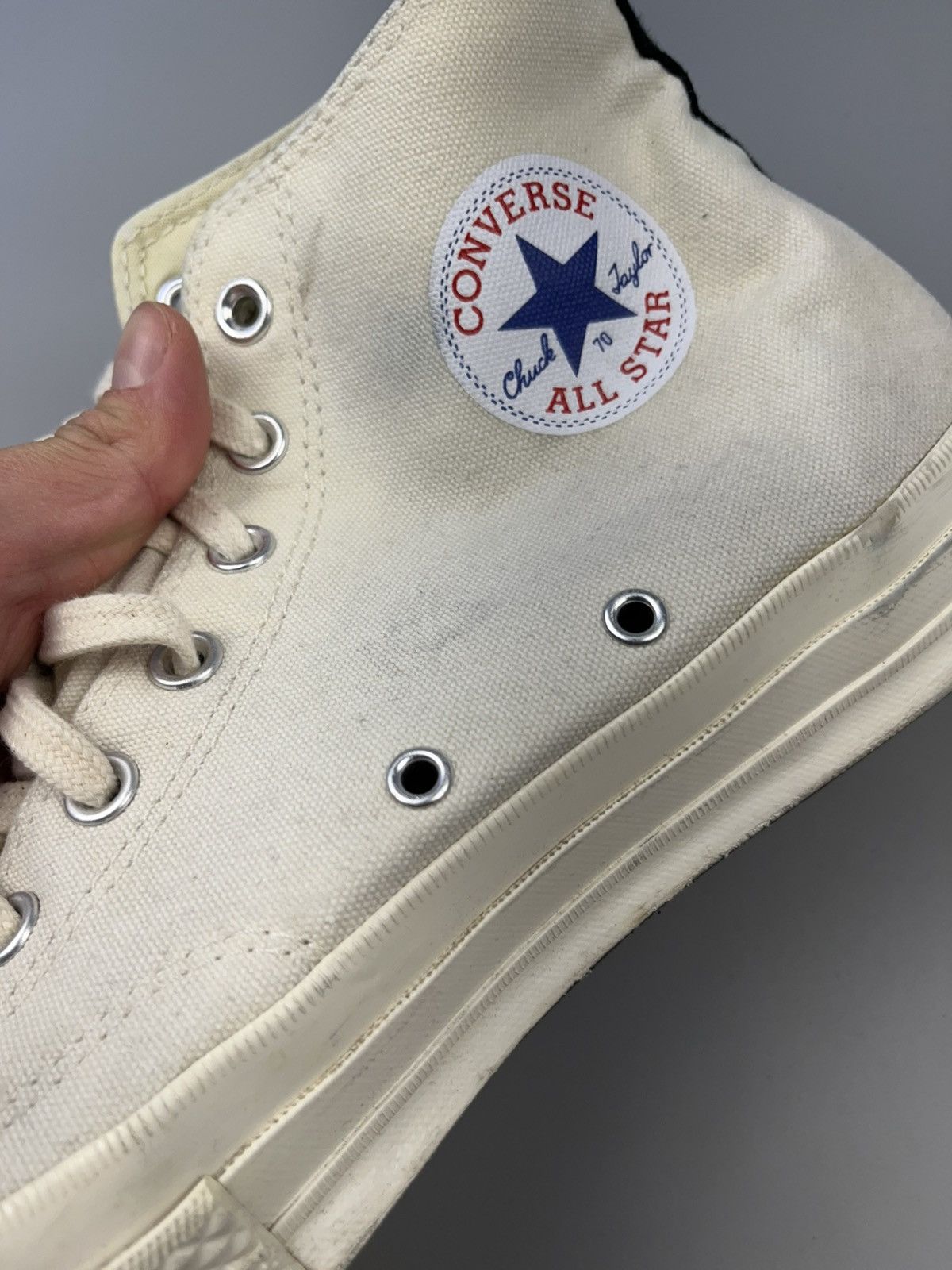Comme des Garcons × Comme des Garcons PLAY × Converse Comme des Garçons PLAY x Converse High Steel Shoes CDG Size US 11 / EU 44 - 13 Thumbnail
