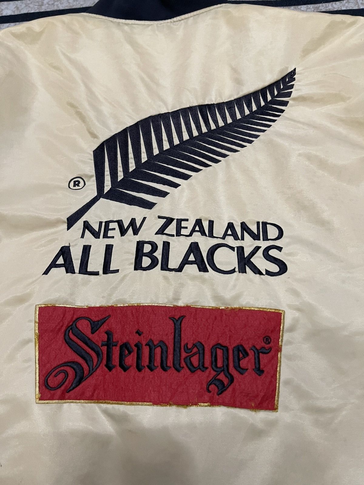 Canterbury of New Zealand 90s CANTERBURY OF NEW ZEALAND ALL BLACK STEINLAGER BOMBER Size US XL / EU 56 / 4 - 24 Thumbnail