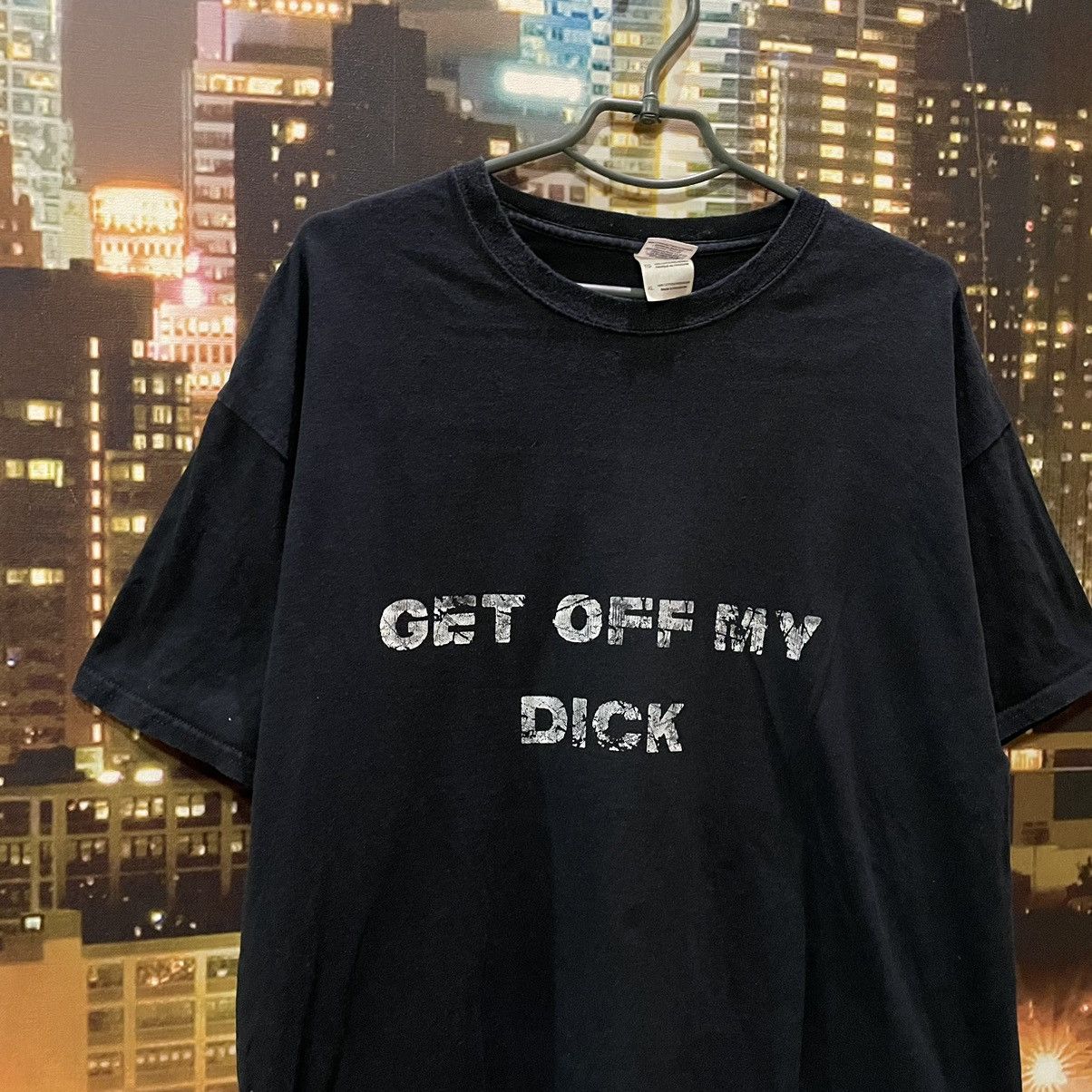 Vintage Vintage Y2K Graphic Tee Humor Print Streetwear Grunge Slim M Size US M / EU 48-50 / 2 - 2 Thumbnail