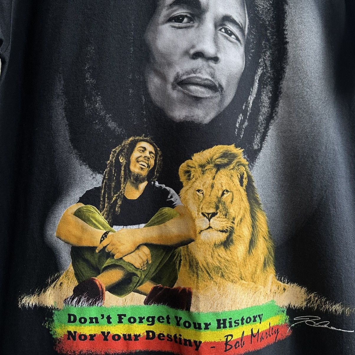 Bob Marley × Rap Tees × Vintage VINTAGE Y2K BOB MARLEY GRAPHIC TEE Size US L / EU 52-54 / 3 - 3 Thumbnail