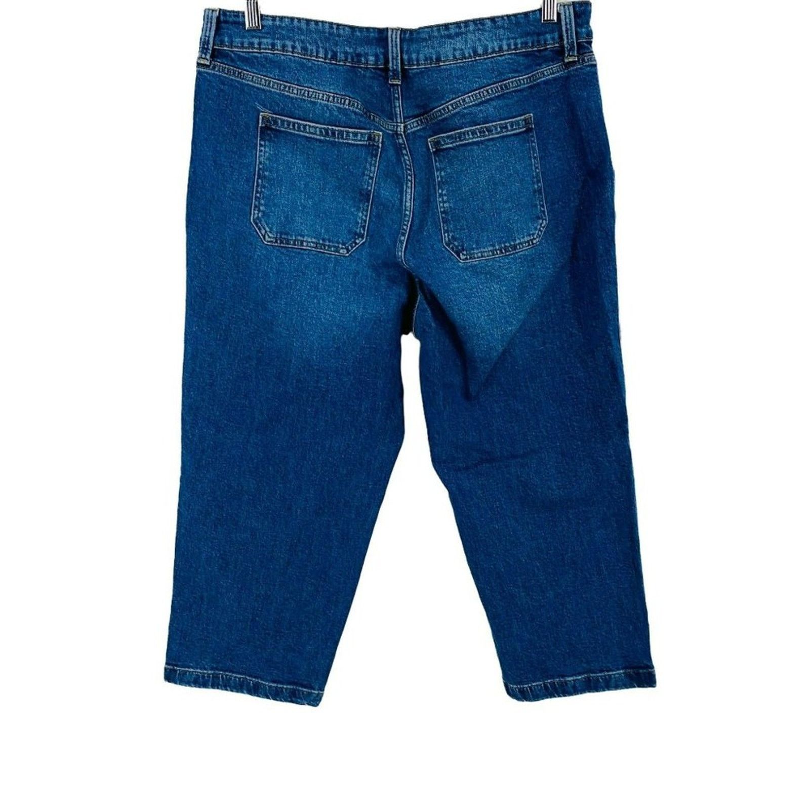 Old Navy Old Navy Womens High Rise Wide Leg Crop Jeans Size 20 Plus Size 42" / US 20 - 5 Thumbnail