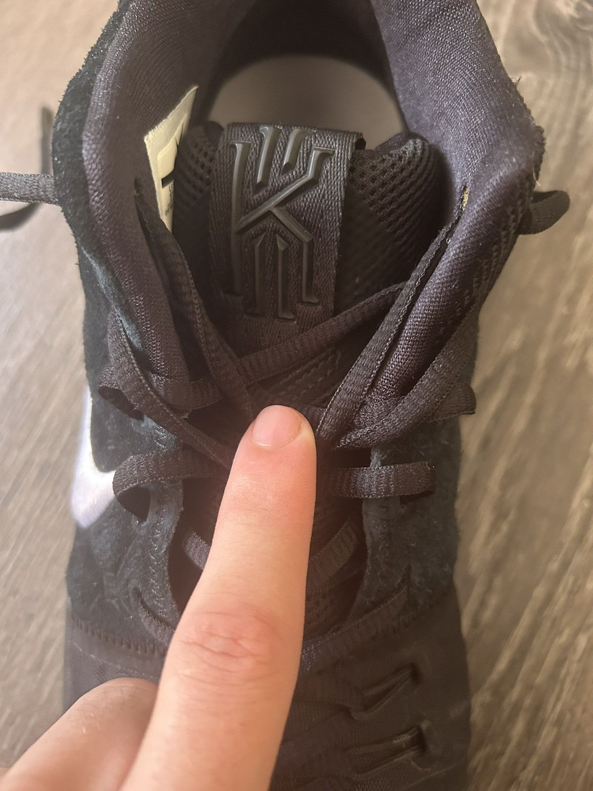 Nike Nike Kyrie 3 Black Suede Size US 11.5 / EU 44-45 - 4 Thumbnail