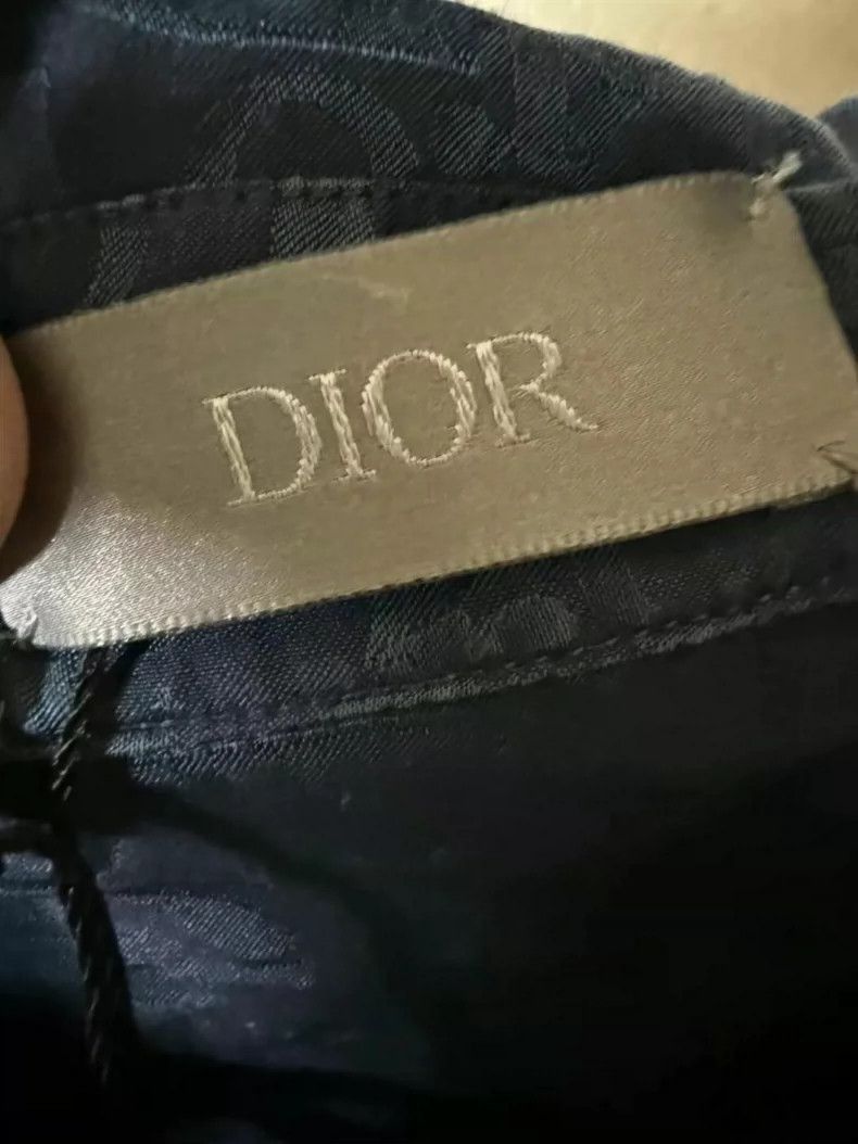 Dior Dior Deep Blue Short Sleeve Shirt-2506 Size US L / EU 52-54 / 3 - 3 Thumbnail