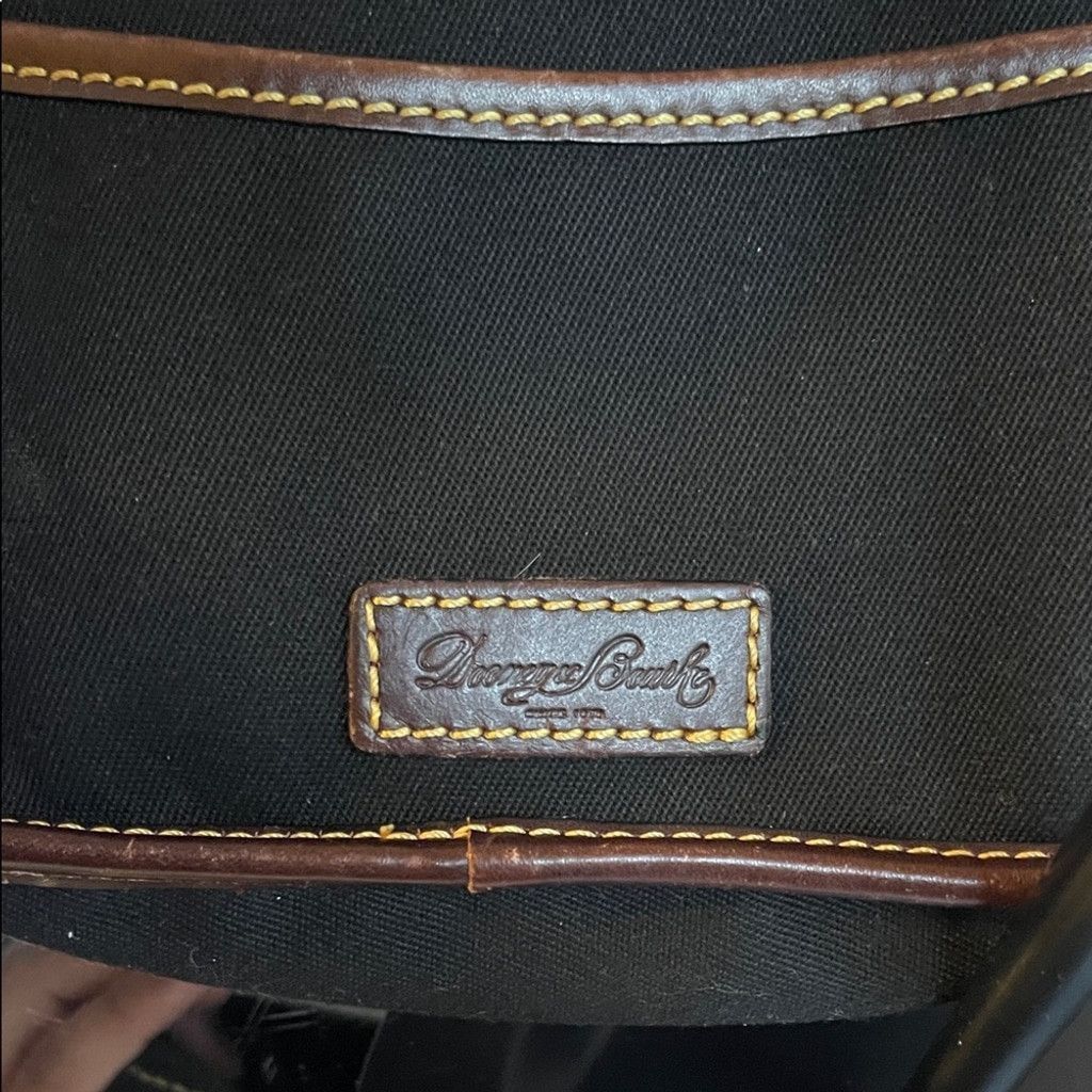 Dooney & Bourke Dooney & Burke Black Brown Crossbody Bag(missing button) Size ONE SIZE - 4 Thumbnail