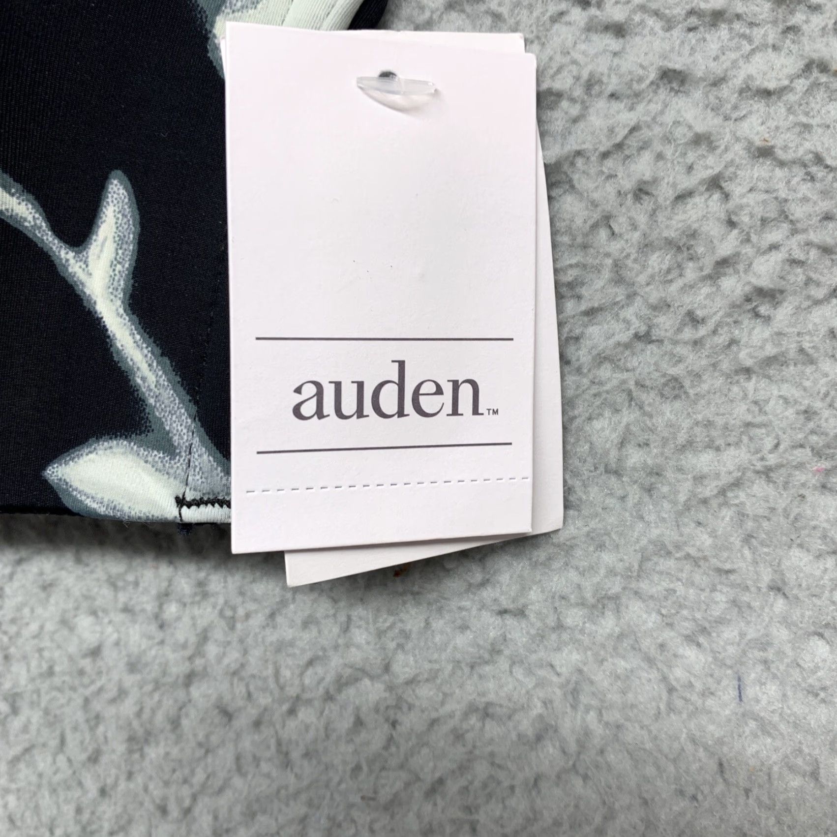 Vintage Auden Bra 32C Black Green Floral Lined Wireless Adjustable Straps NWT Women Cup C Modern T-Shirt Racerback Size ONE SIZE - 6 Thumbnail