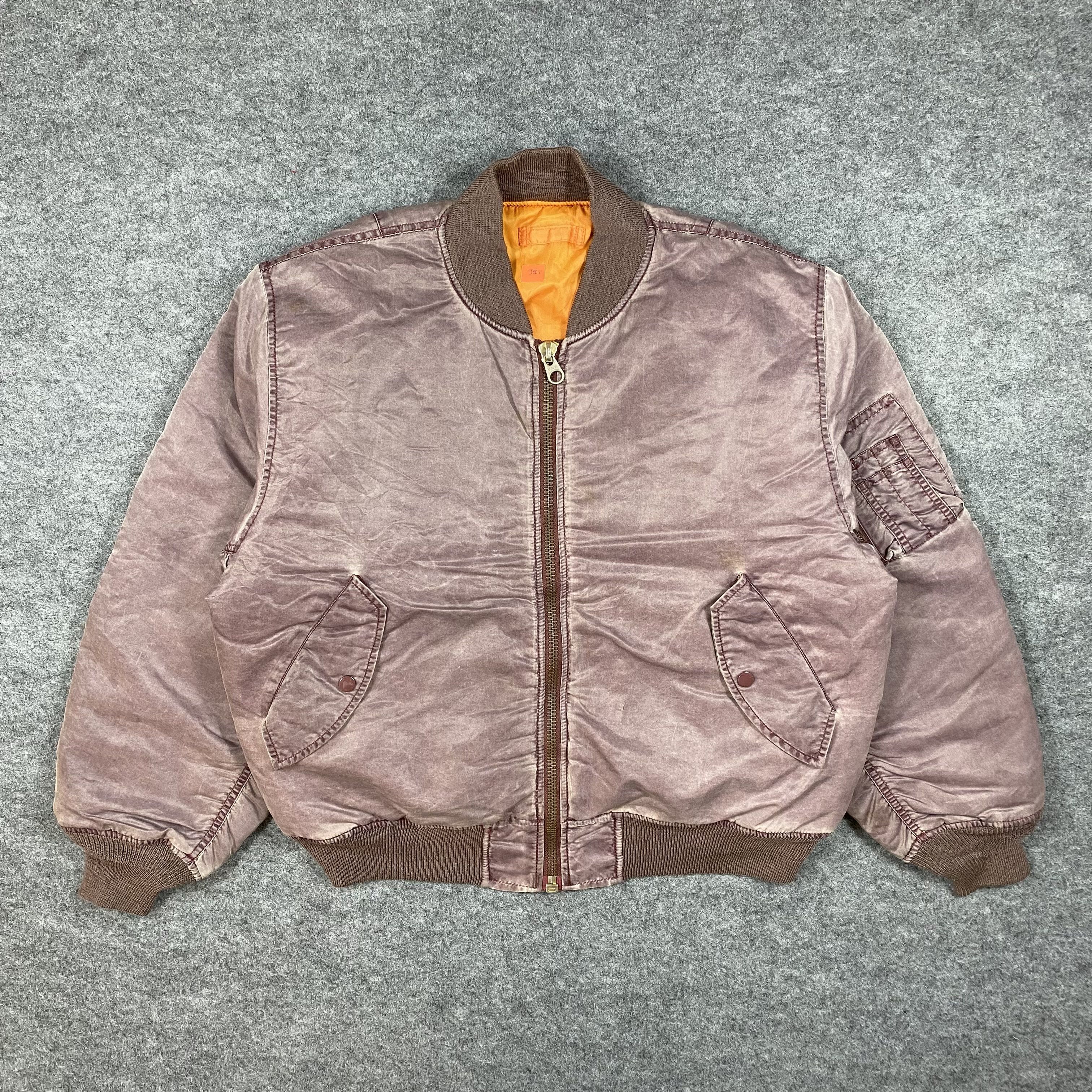Buzz Rickson's VINTAGE BOMBERS Buzz Ricksons Style Sun Faded JACKET ...
