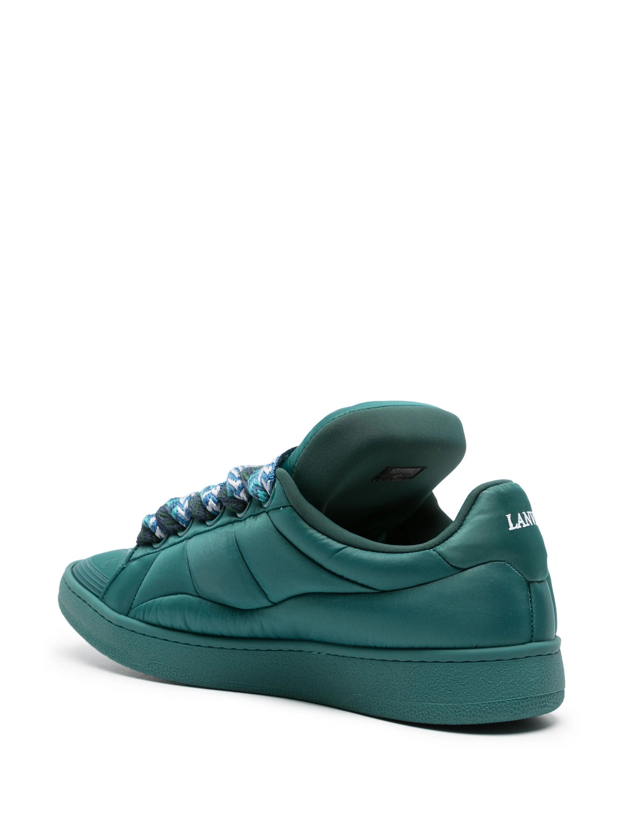 Lanvin o1w1db11024 Curb Low Top Sneakers in Green Size US 8.5 / EU 41-42 - 4 Thumbnail