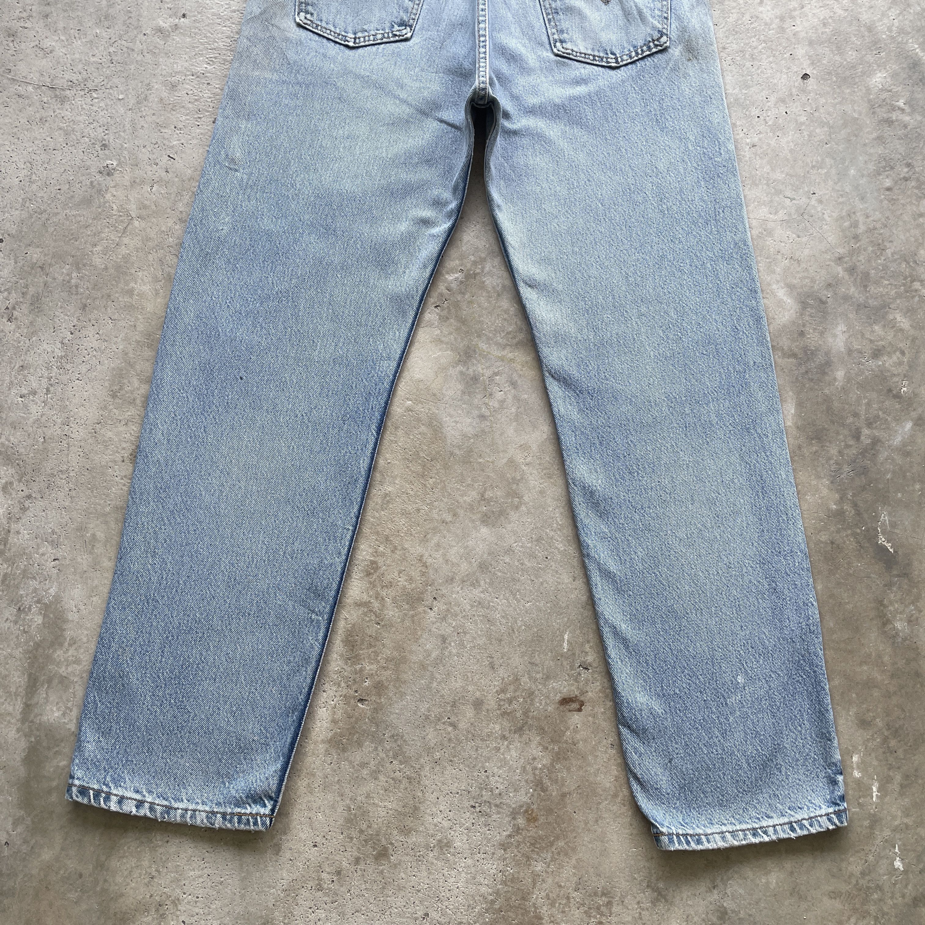 Levi's × Levi's Vintage Clothing 90s VINTAGE LEVI’S ORANGE TAG USA THRASHED JEANS FADED W36 Size US 36 / EU 52 - 11 Thumbnail