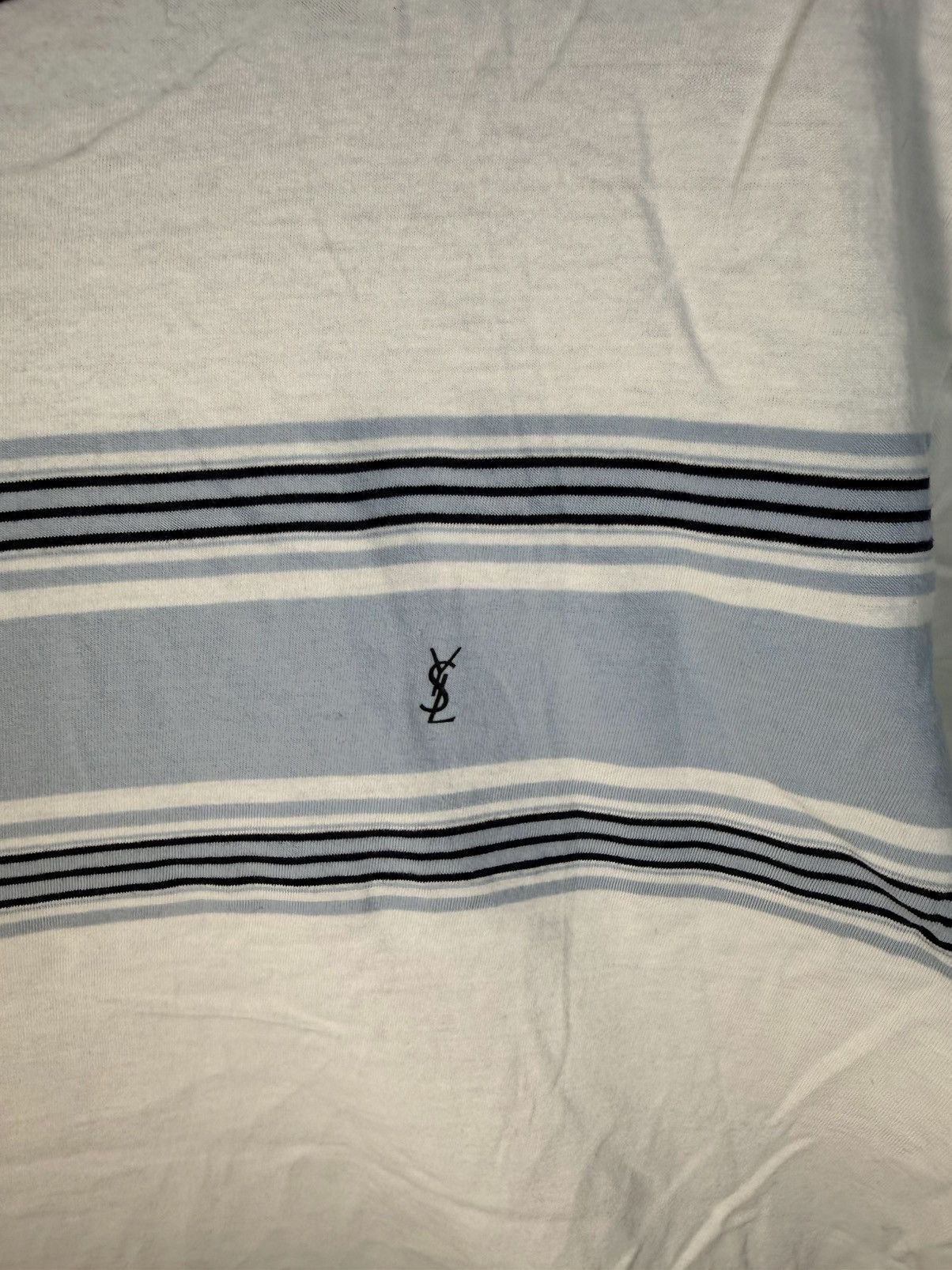 Yves Saint Laurent White YSL T-shirt Yves Saint Laurent Shirt Vintage Size US M / EU 48-50 / 2 - 13 Thumbnail