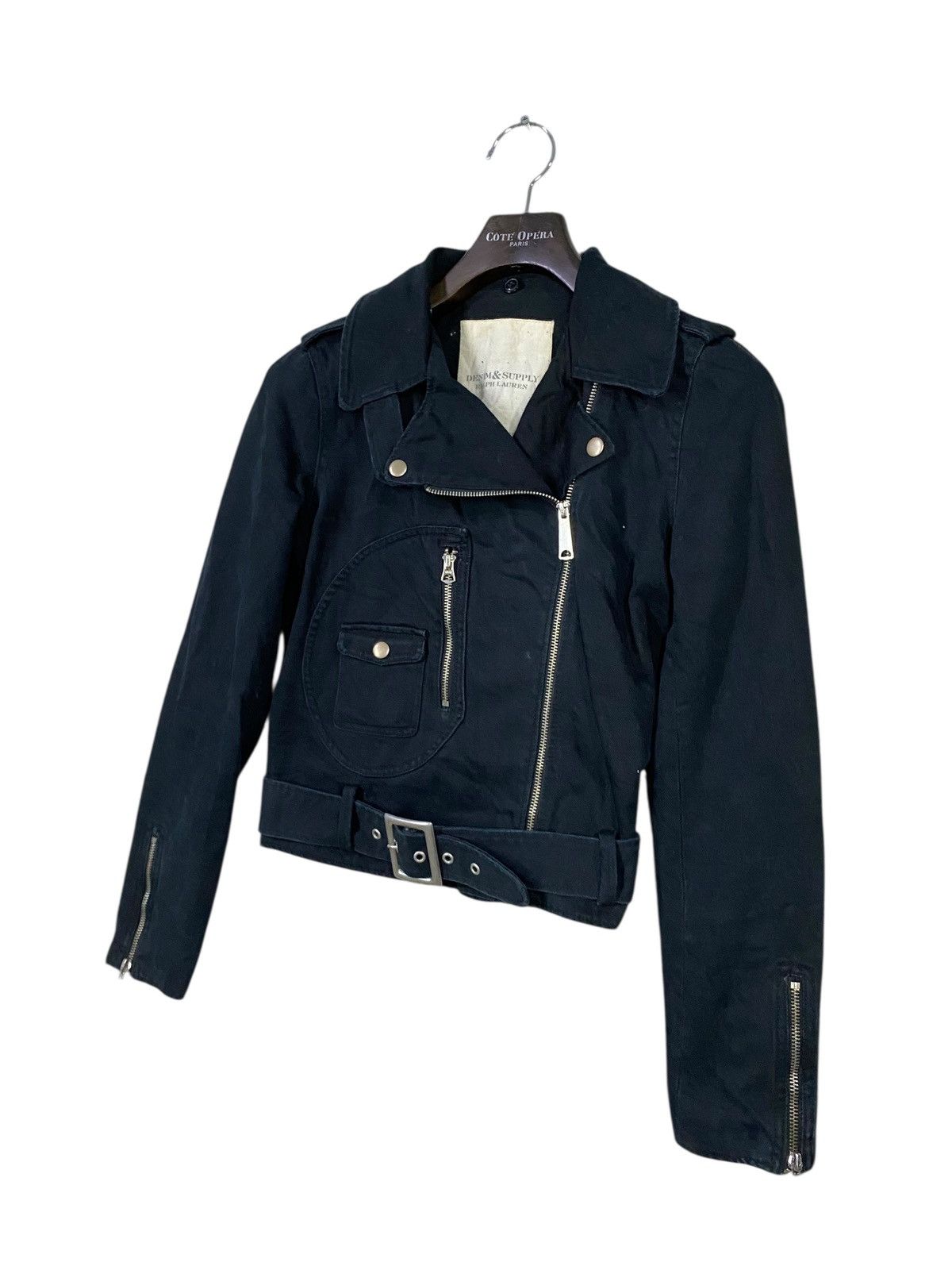 Denim & Supply Ralph Lauren Denim&supply ralph lauren rider jacket black denim Size XS / US 0-2 / IT 36-38 - 2 Thumbnail