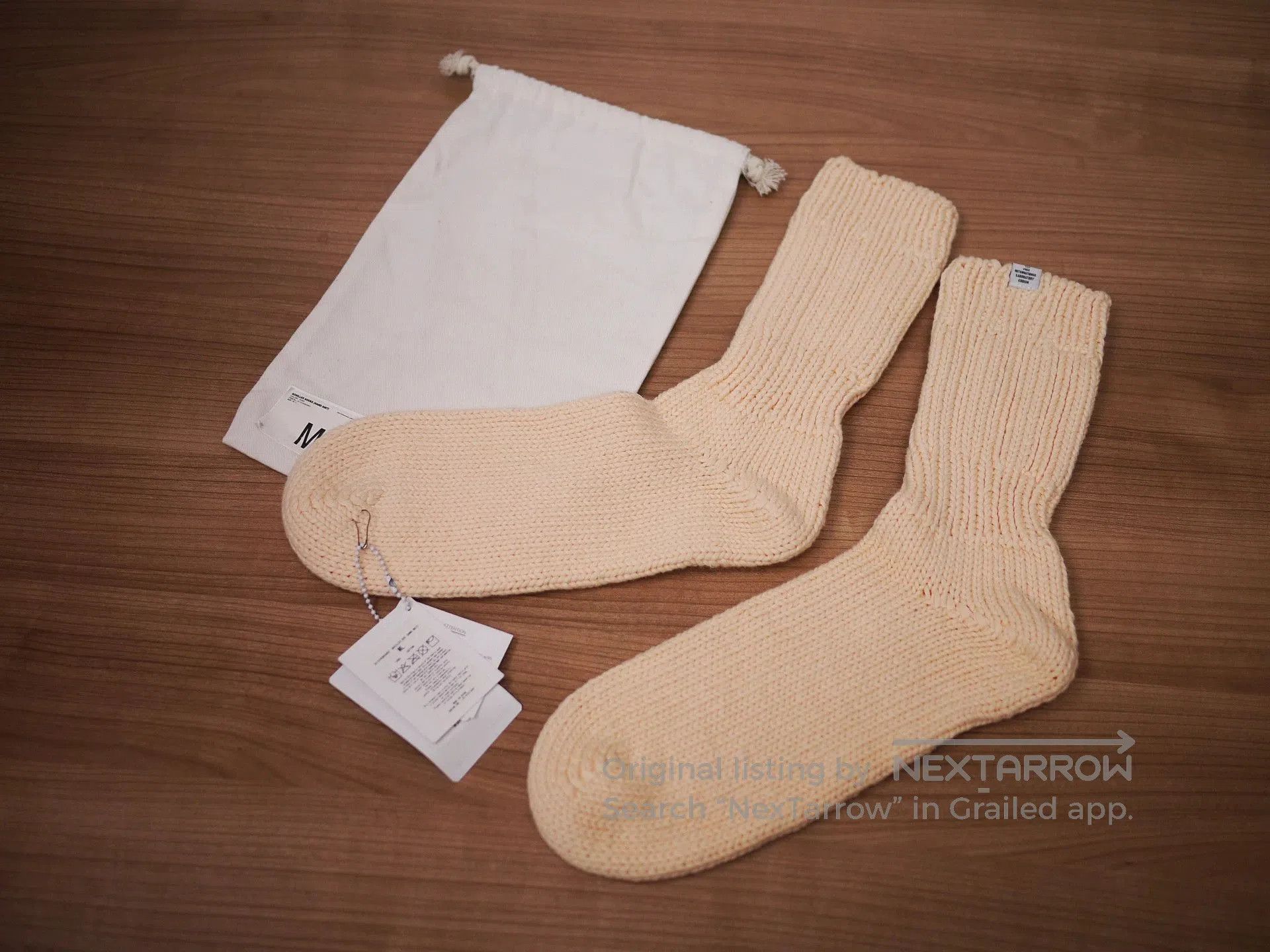 Visvim hand knit visvim achilles socks in pink. Size ONE SIZE - 9 Thumbnail