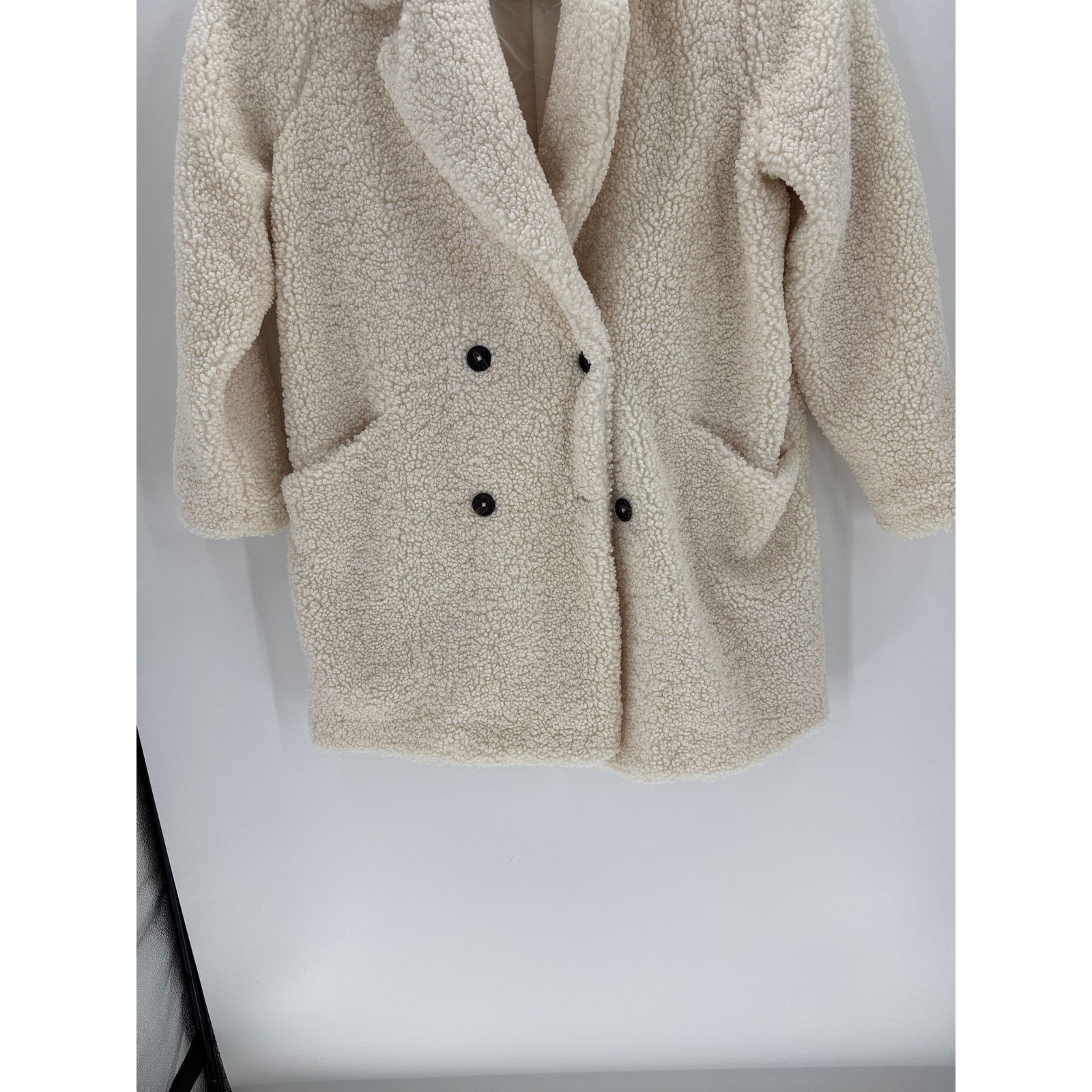 Nine West Nine West double-breasted teddy coat Daisy Dew 2XL pockets Size XXL / US 16-18 / IT 52-54 - 4 Thumbnail