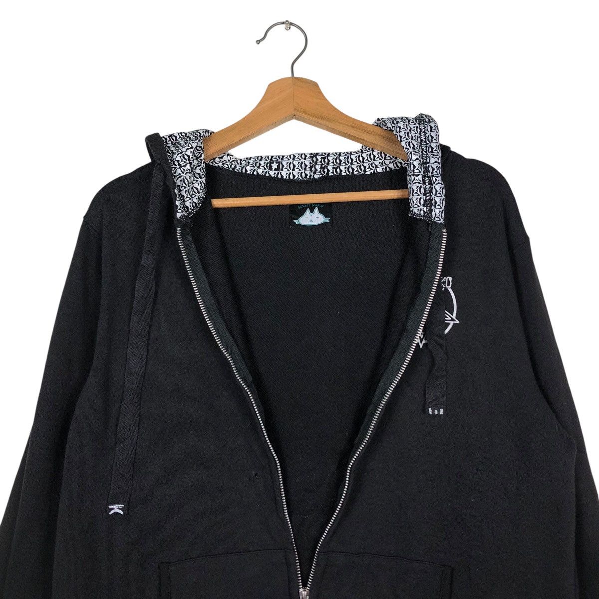 Cartoon Network × Japanese Brand 📌Hoodie Zipper Jacket Cartoon Mint Neko Big Logo Spell Out Size US M / EU 48-50 / 2 - 14 Thumbnail