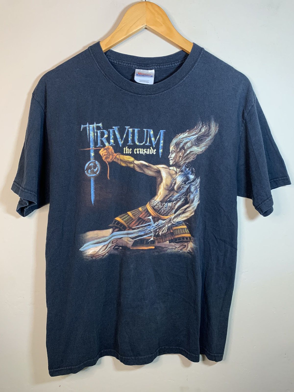Band Tees × Vintage RARE* Vintage 2006 Trivium The Crusade Album Tour Band Shirt Size US M / EU 48-50 / 2 - 1 Thumbnail